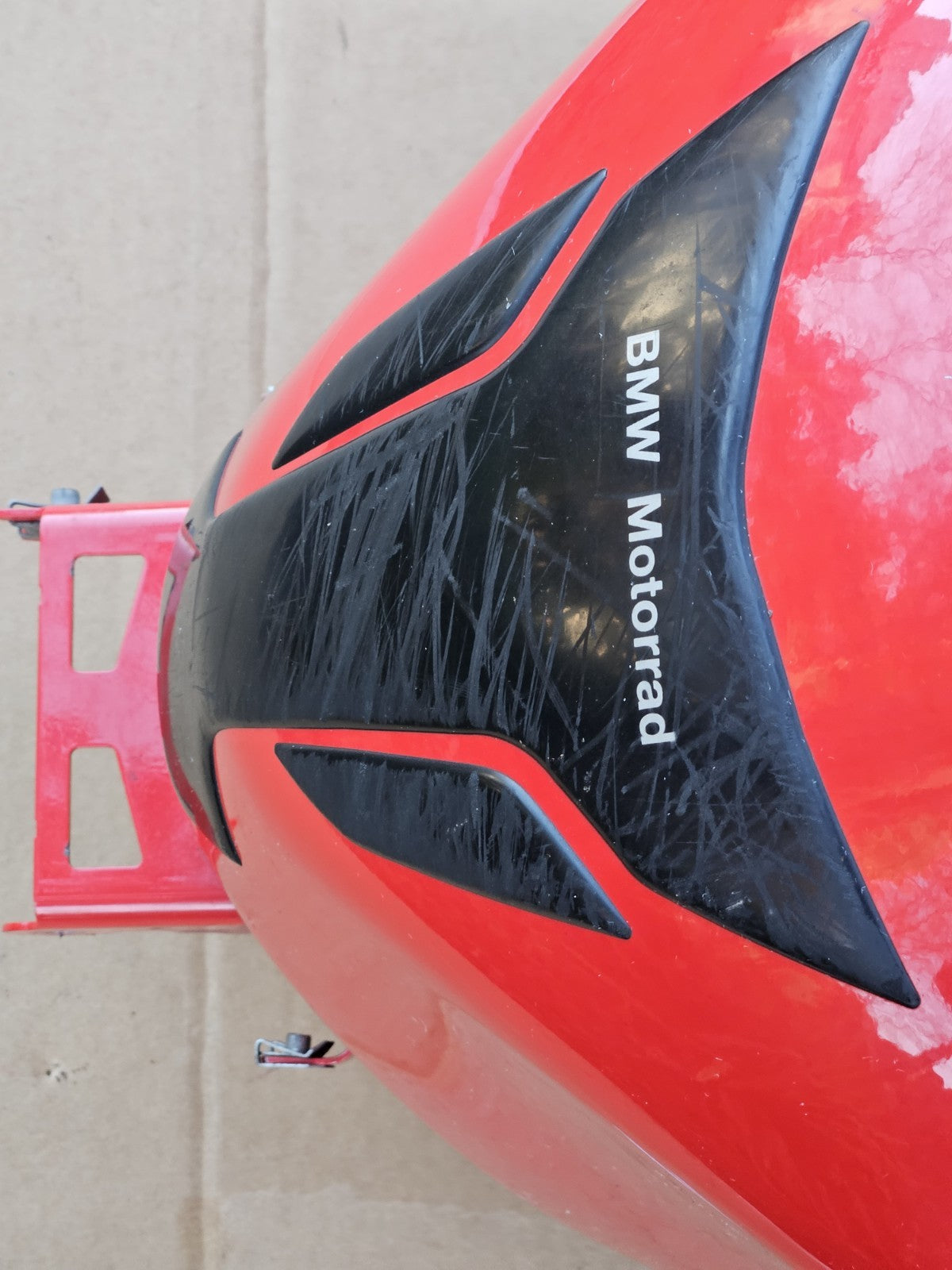 2010-2014 BMW S1000R OEM Fuel Gas Tank Red Petrol Reservoir NO DENTS