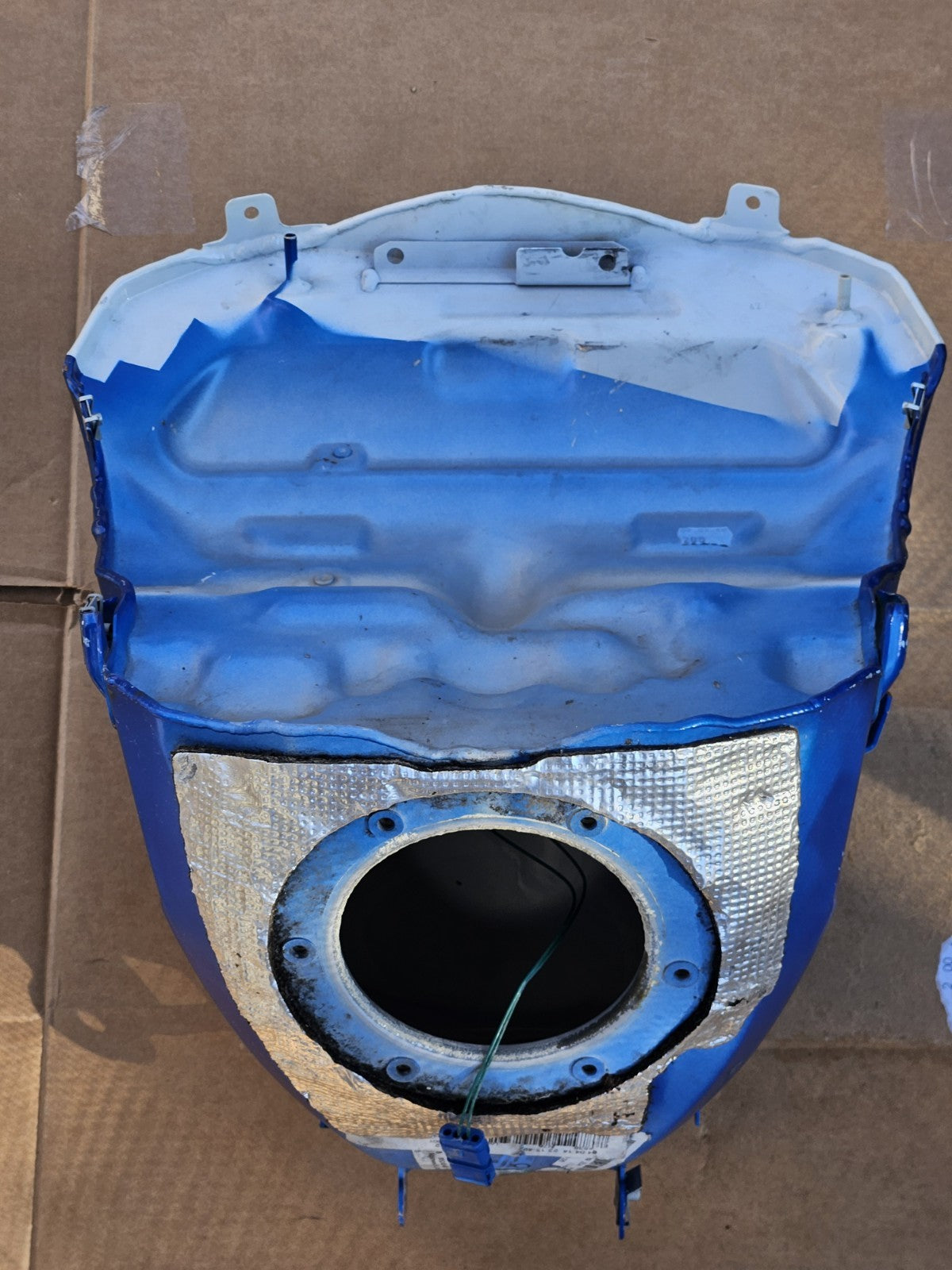 10-18 BMW S1000RR OEM Fuel Gas Tank Petrol Reservoir Factory Genuine Tank BLUE