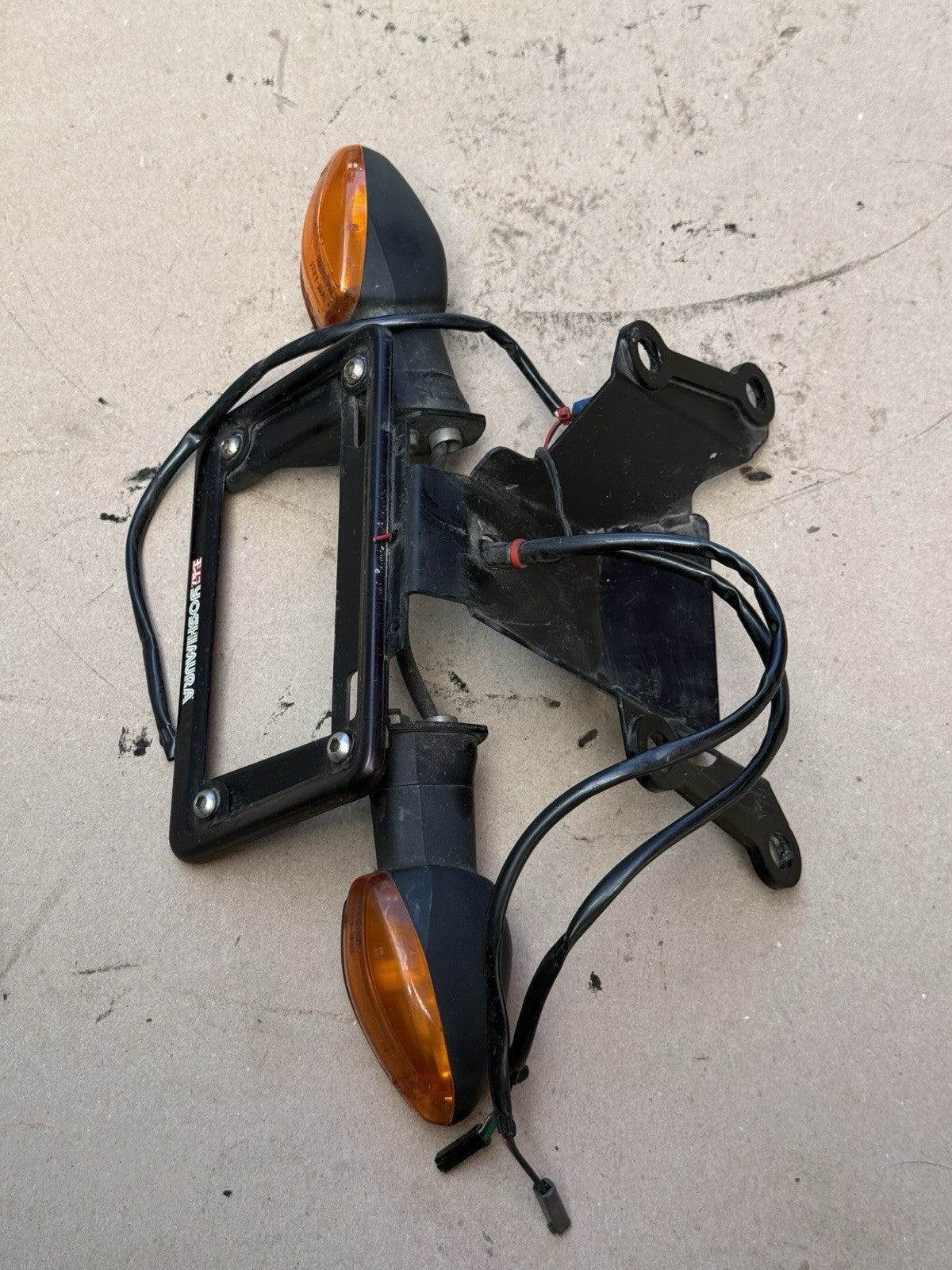 11-25 Suzuki GSXR 1000 Yoshimura Fender Eliminator LED Plate Holder Blinkers1