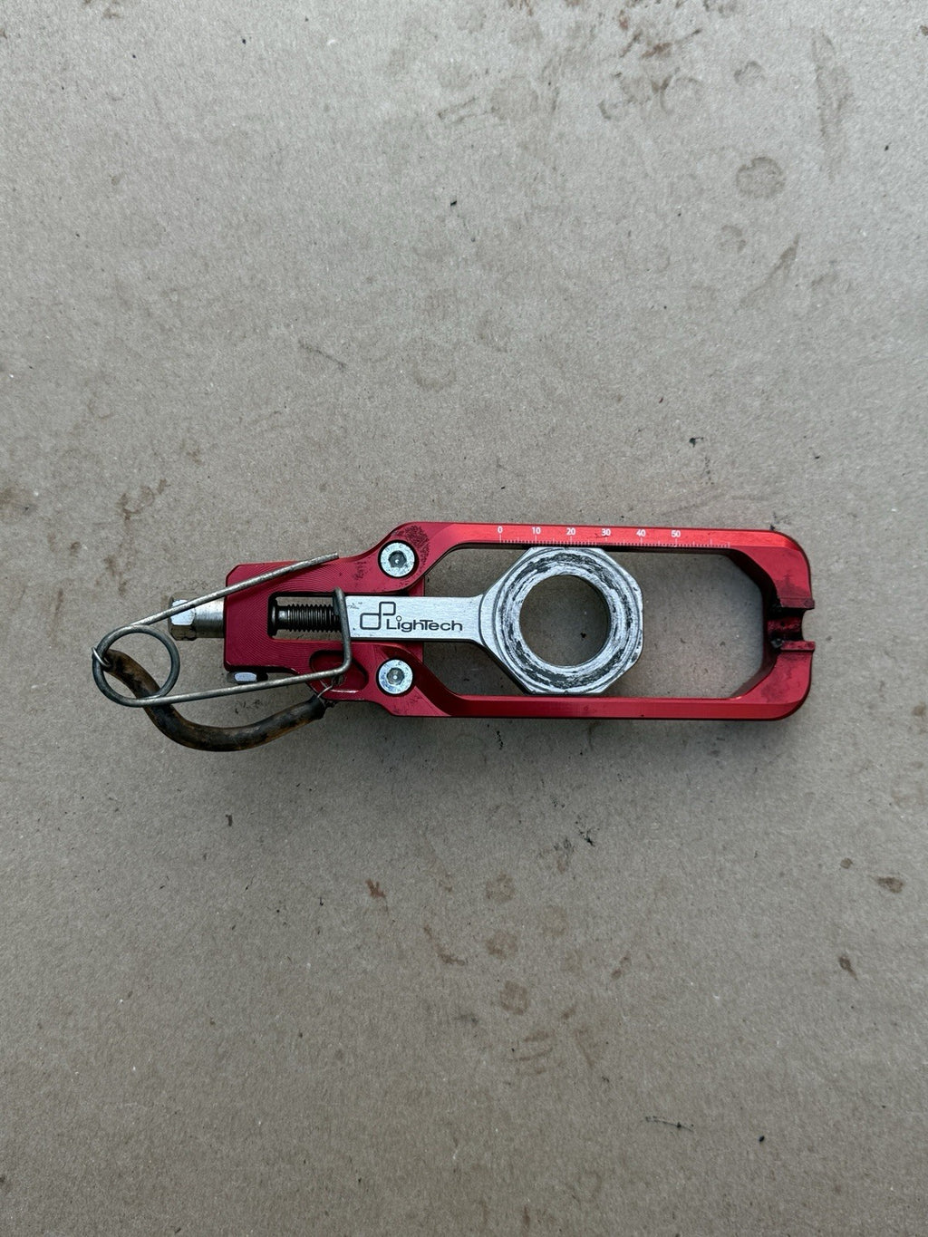09-16 Suzuki GSXR1000 Lightech Chain Guide Adjusters RED11