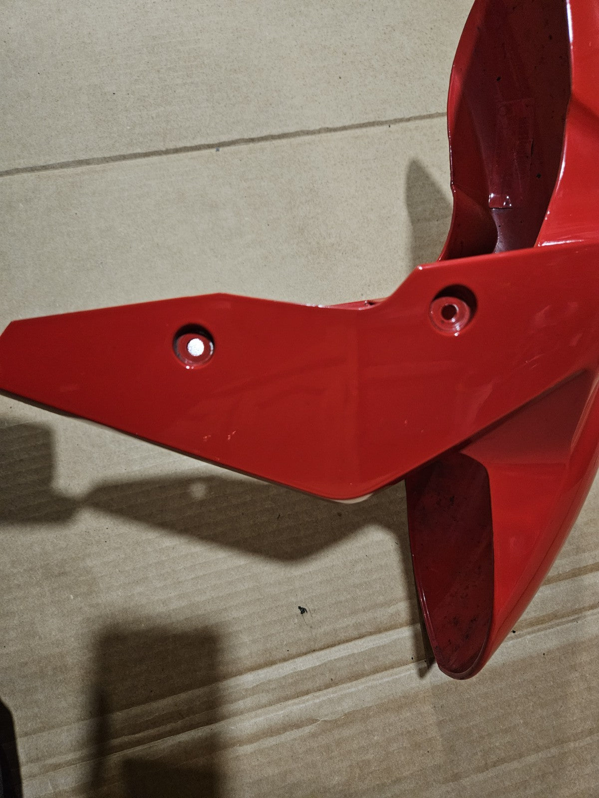 2010-2014 BMW S1000RR OEM Front Fender Wheel Hugger Racing Red