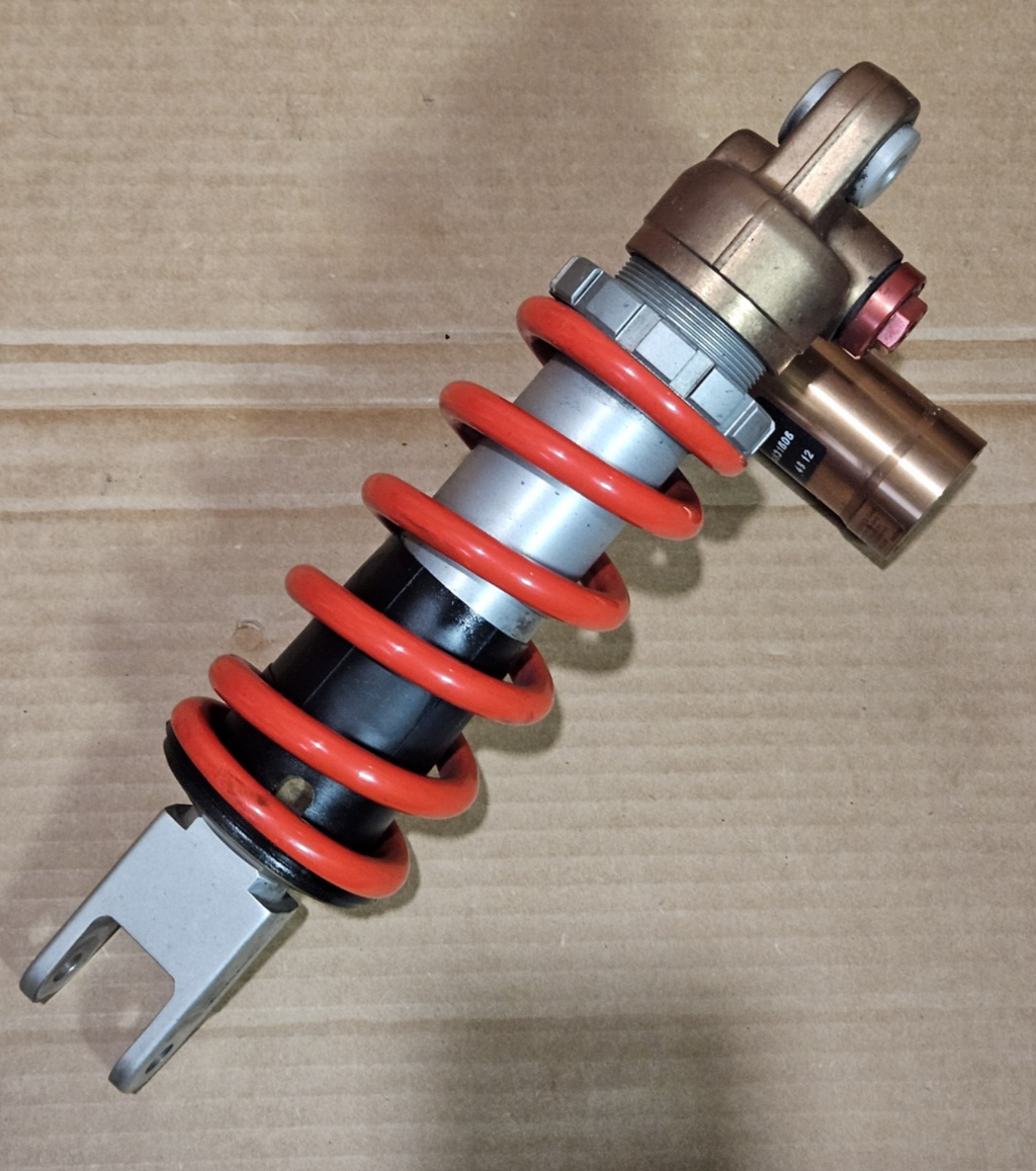 2013 BMW S1000RR OEM Rear Shock Absorber Suspension Strut Red Spring