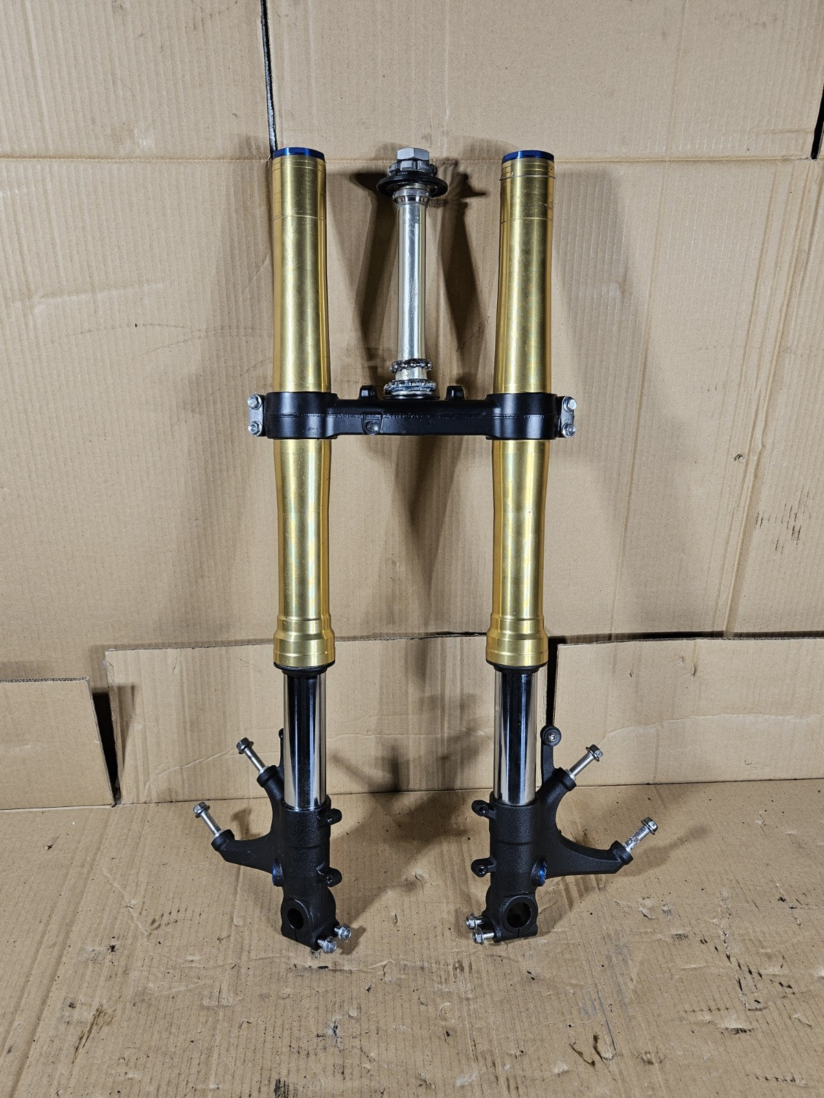 2013 Honda CBR600RR Front Forks Straight Gold Pair OEM 51410-MJC-A11 2013-202018