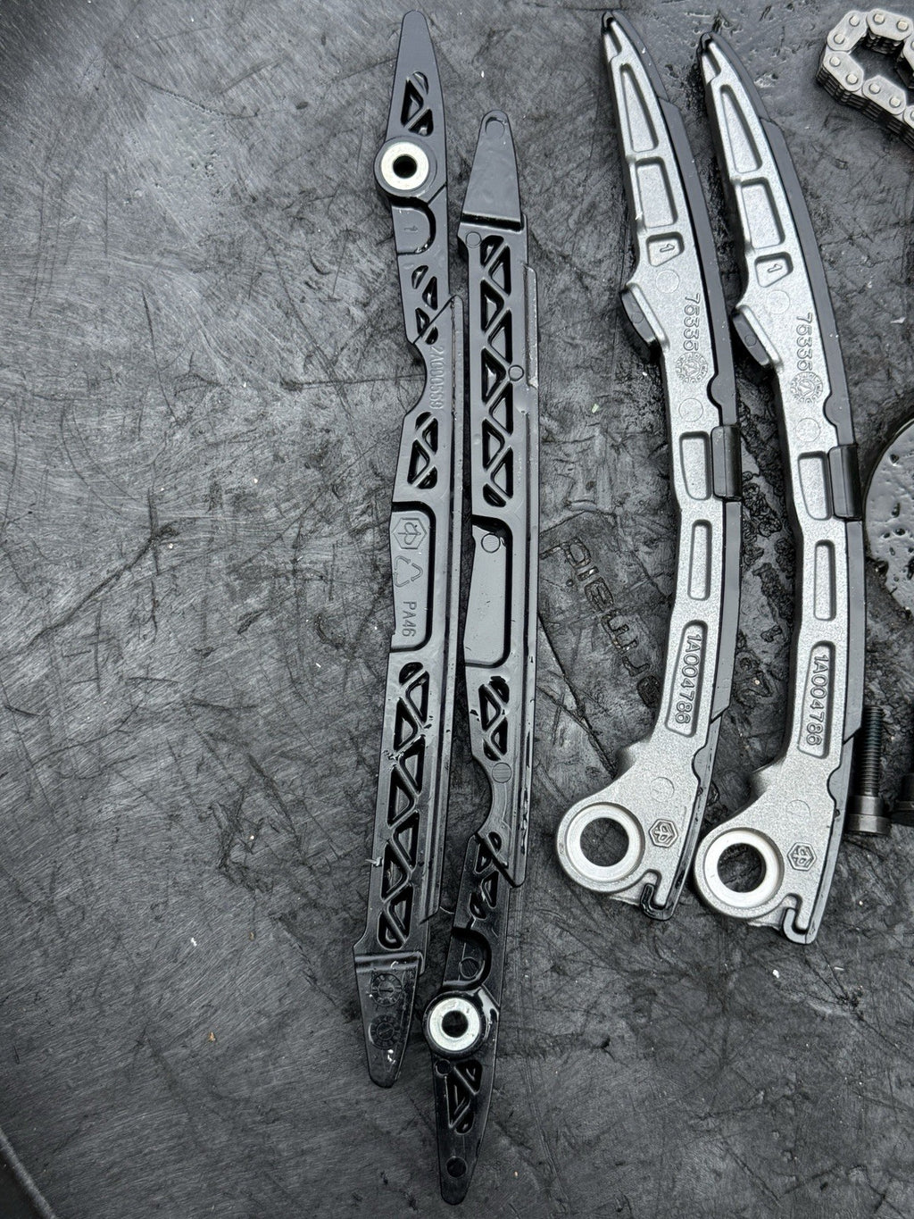 2021-2024 Aprilia RSV4 1100 OEM Front Rear Timing Cam Chain Guides Engine Set7