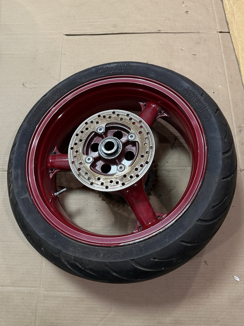 1998-2008 Kawasaki Ninja ZX6R ZX636 ZZR600 OEM Rear Wheel Rim Wheel Assembly19
