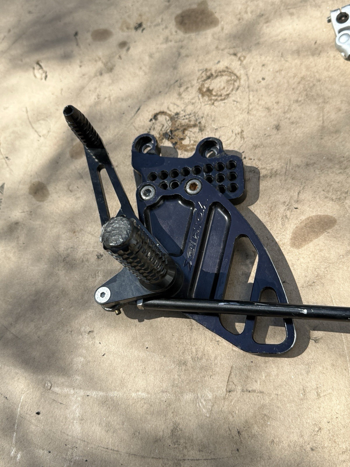 05-06 Honda CBR600RR Vortex Left Rearset Foot Peg Shifter Rear Set OEM