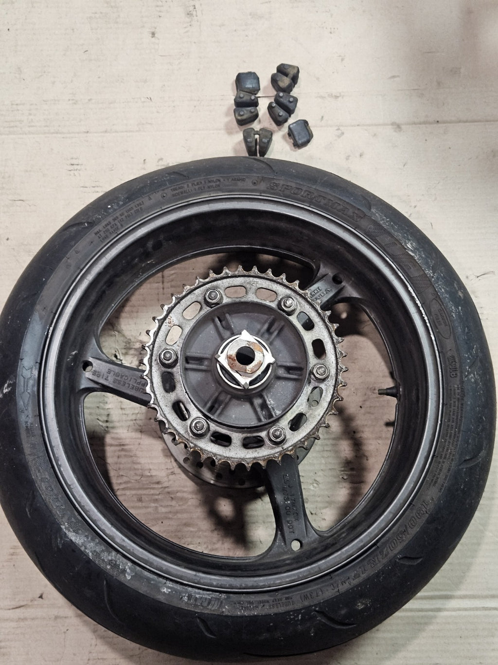 2004-2007 Honda CBR1000RR CBR1000 CBR 1000 RR OEM Rear Wheel Rim 42650-MEL-D20ZC