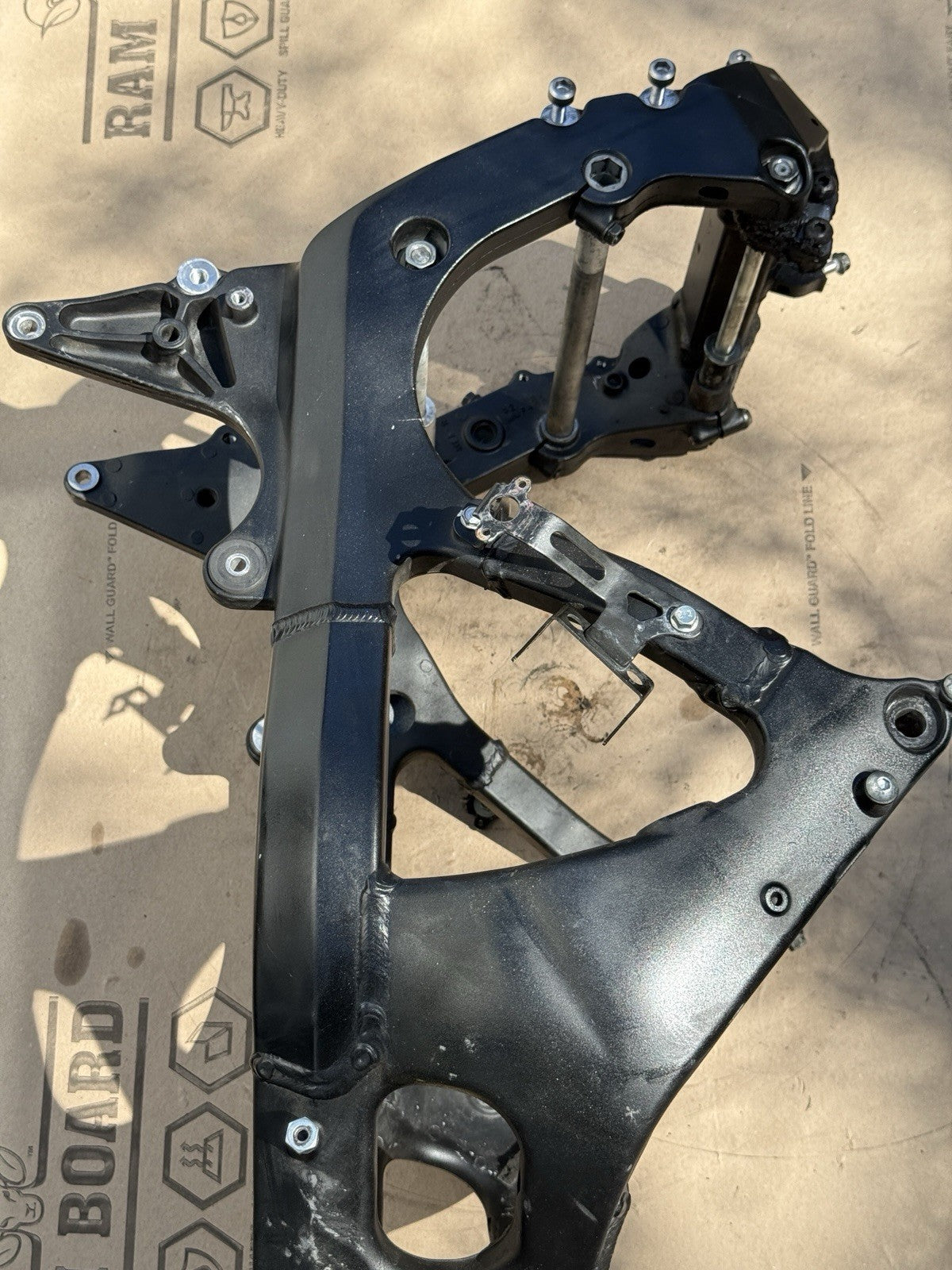05-06 2006 Honda CBR600RR Cbr 600RR Main Frame Chassis Ez Reg Cln 5000 Miles OEM
