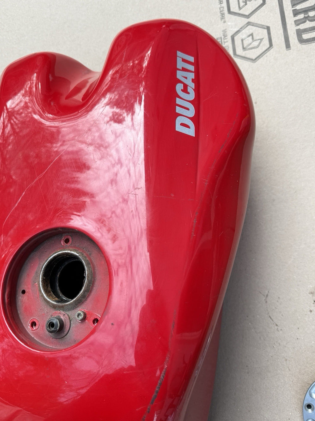 94-04 Ducati Superbike 748 916 996 998 OEM Steel Fuel Gas Petrol Tank 58610252BB