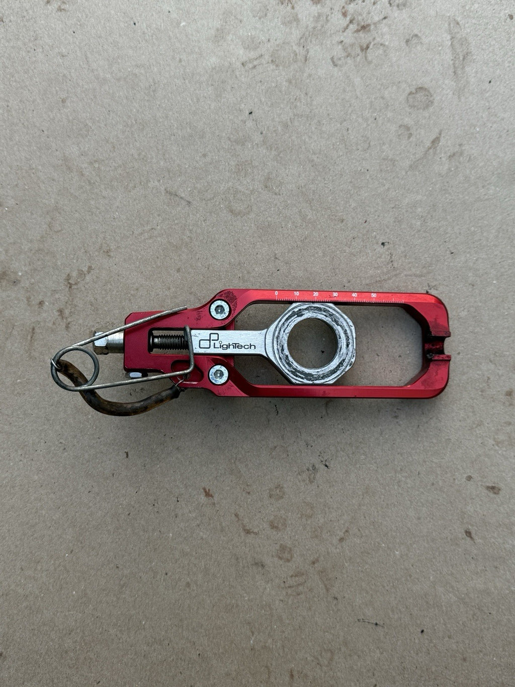 09-16 Suzuki GSXR1000 Lightech Chain Guide Adjusters RED10