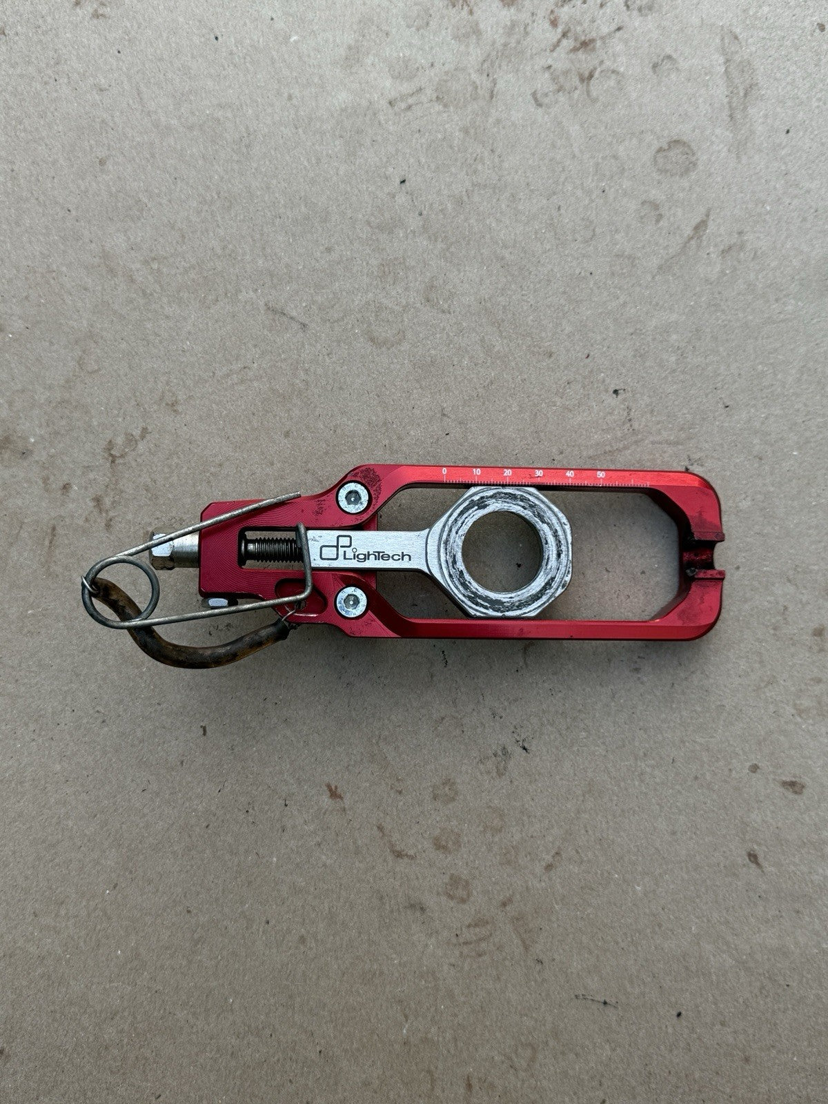 09-16 Suzuki GSXR1000 Lightech Chain Guide Adjusters RED10