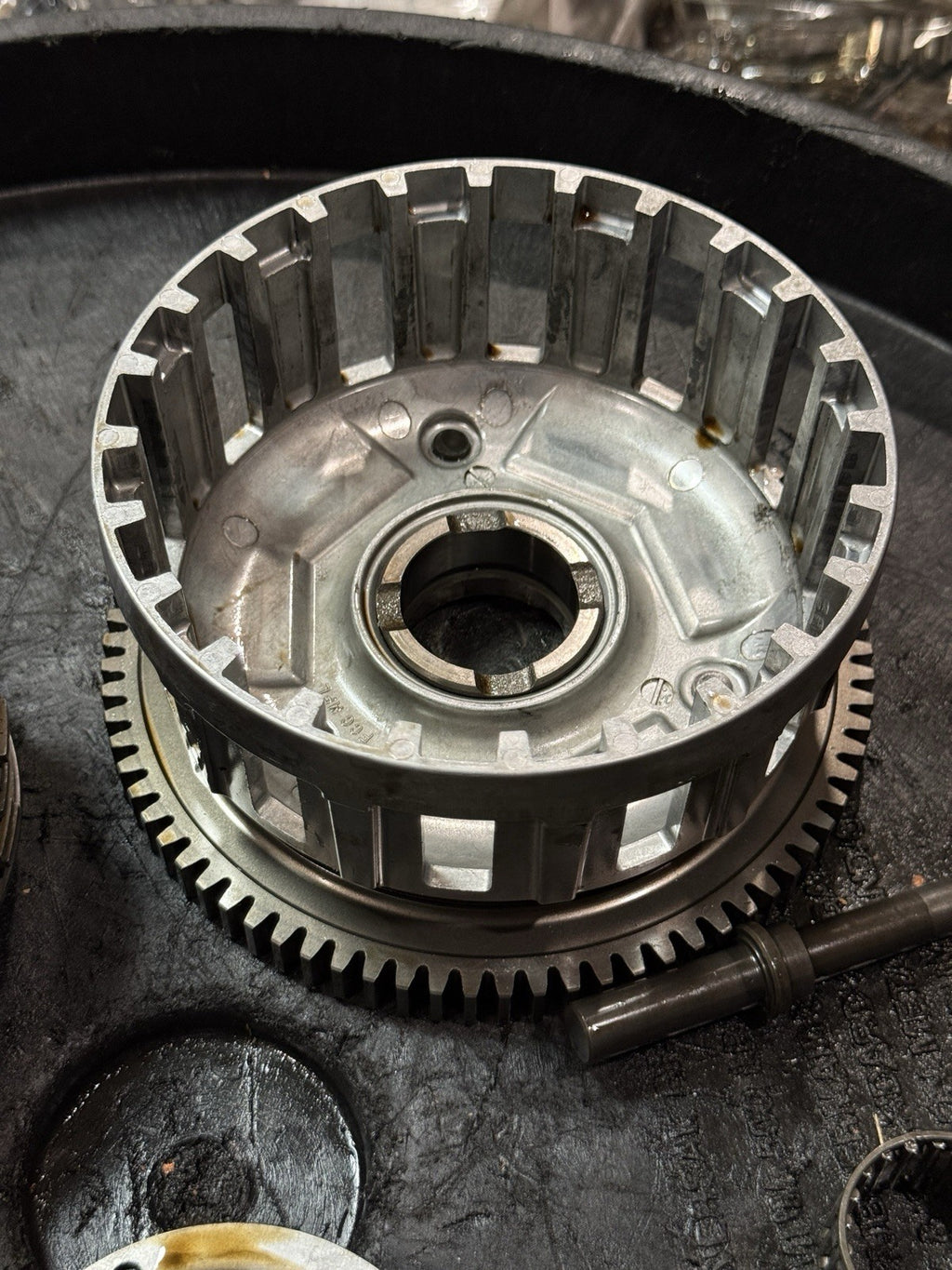 2008-2011 Honda CBR1000RR OEM Clutch Basket Hub Plates Pressure Plate Assembly8