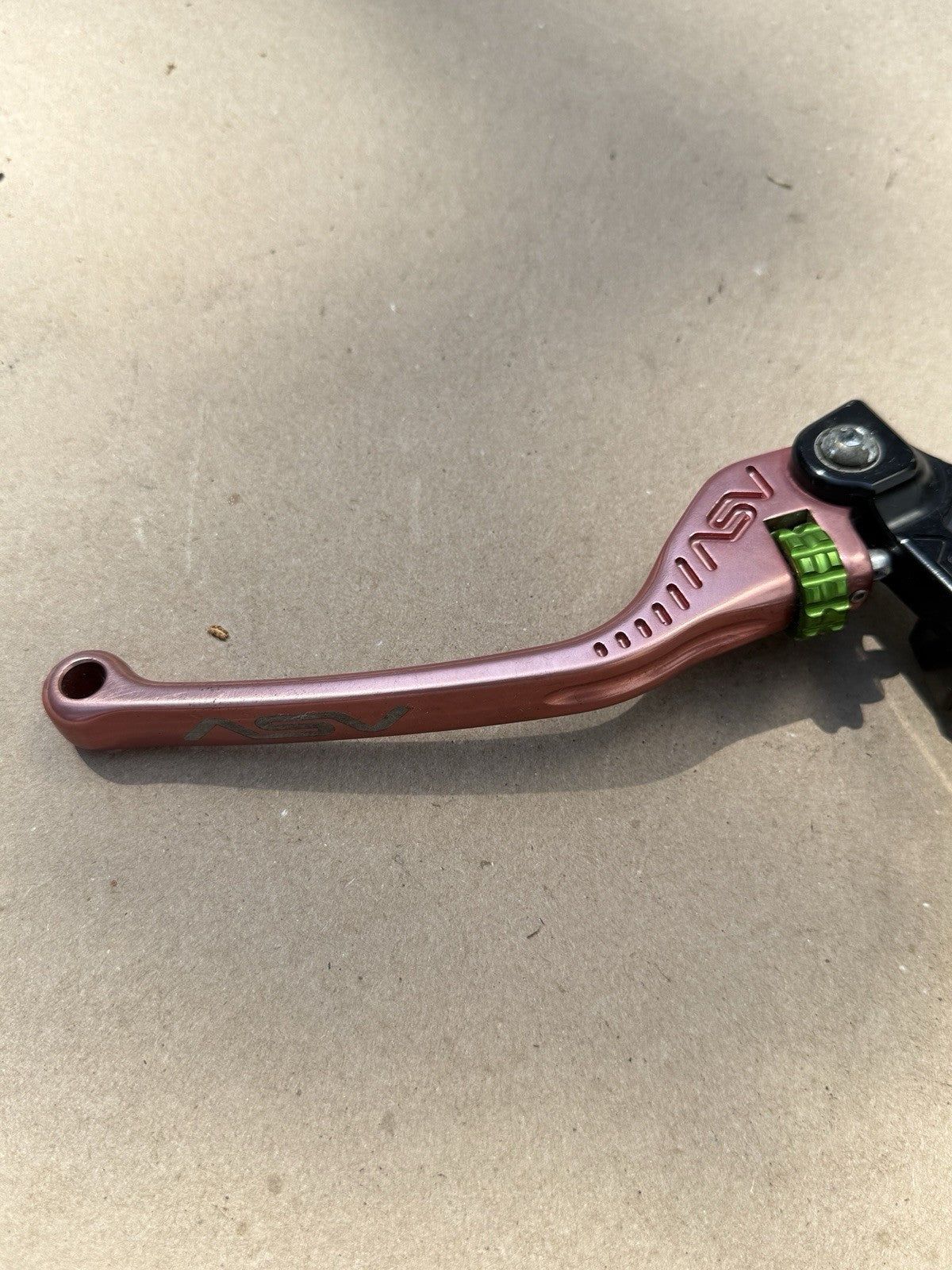2013-2018 Kawasaki Ninja ZX6R 636 OEM Clutch Perch ASV Red Adjustable Lever2