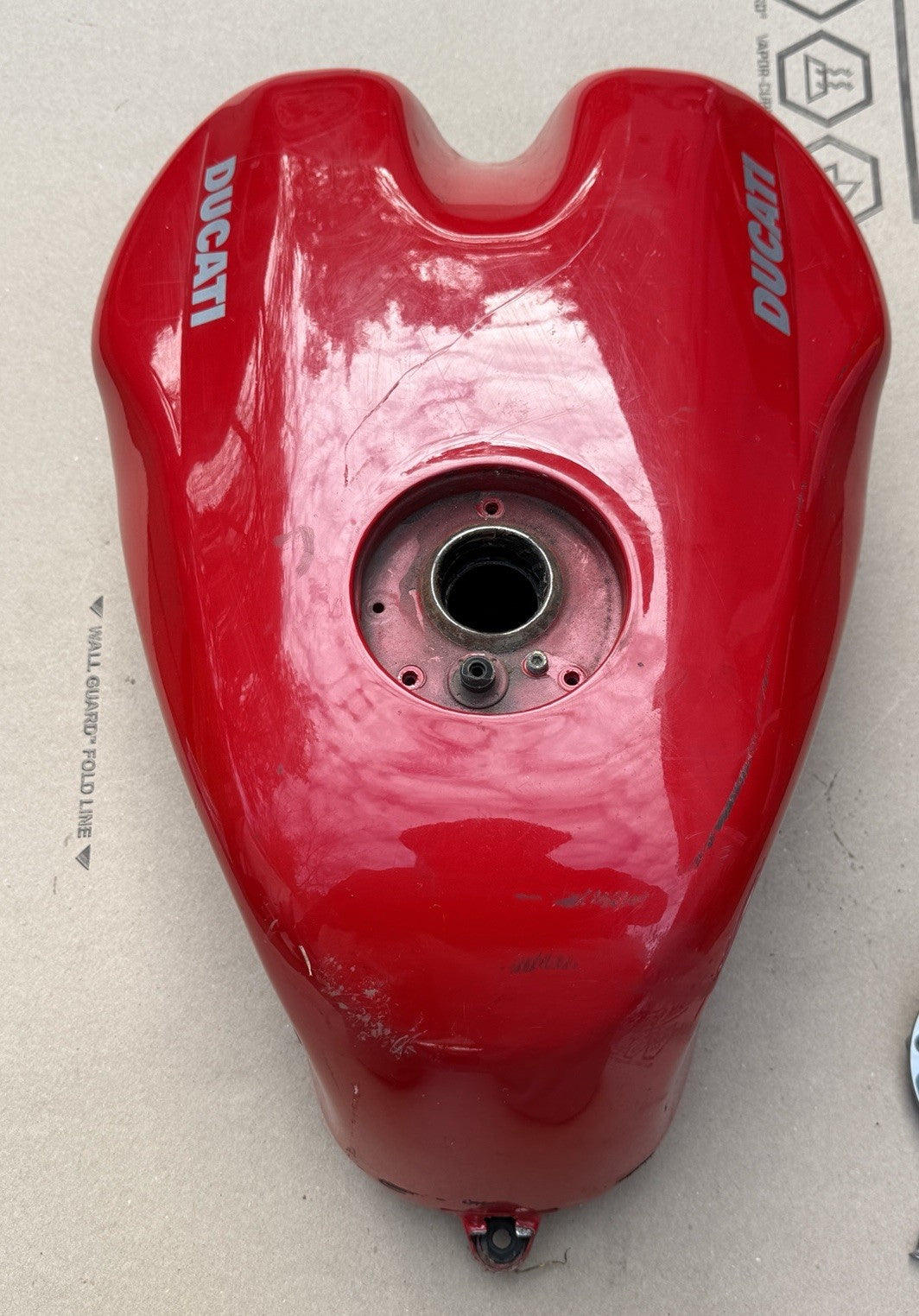 94-04 Ducati Superbike 748 916 996 998 OEM Steel Fuel Gas Petrol Tank 58610252BB