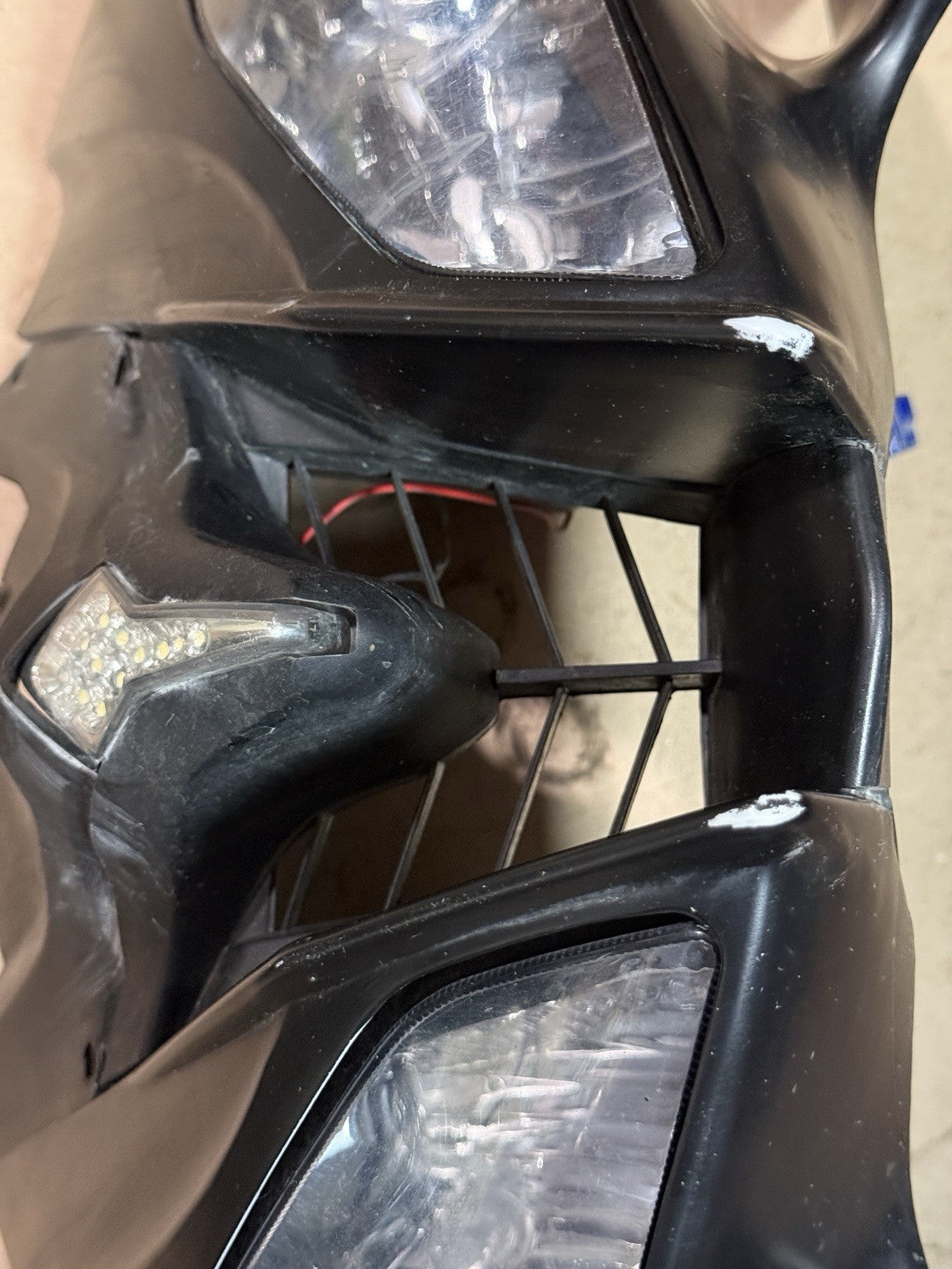 2008-16 Yamaha YZF-R6 OEM Front Headlight Head Light Lamp Assembly Tested Work
