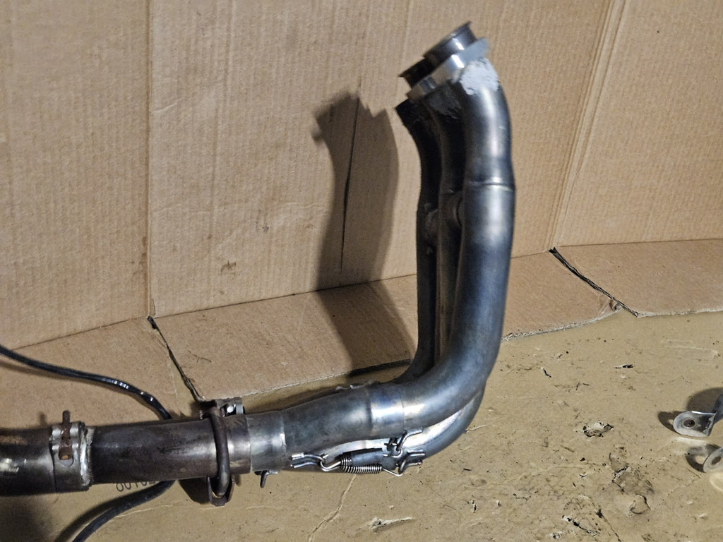 08-16 R6 R6R FULL EXHAUST SYSTEM HEADER PIPES TWO BROTHERS MUFFLER BLACK SERIES5