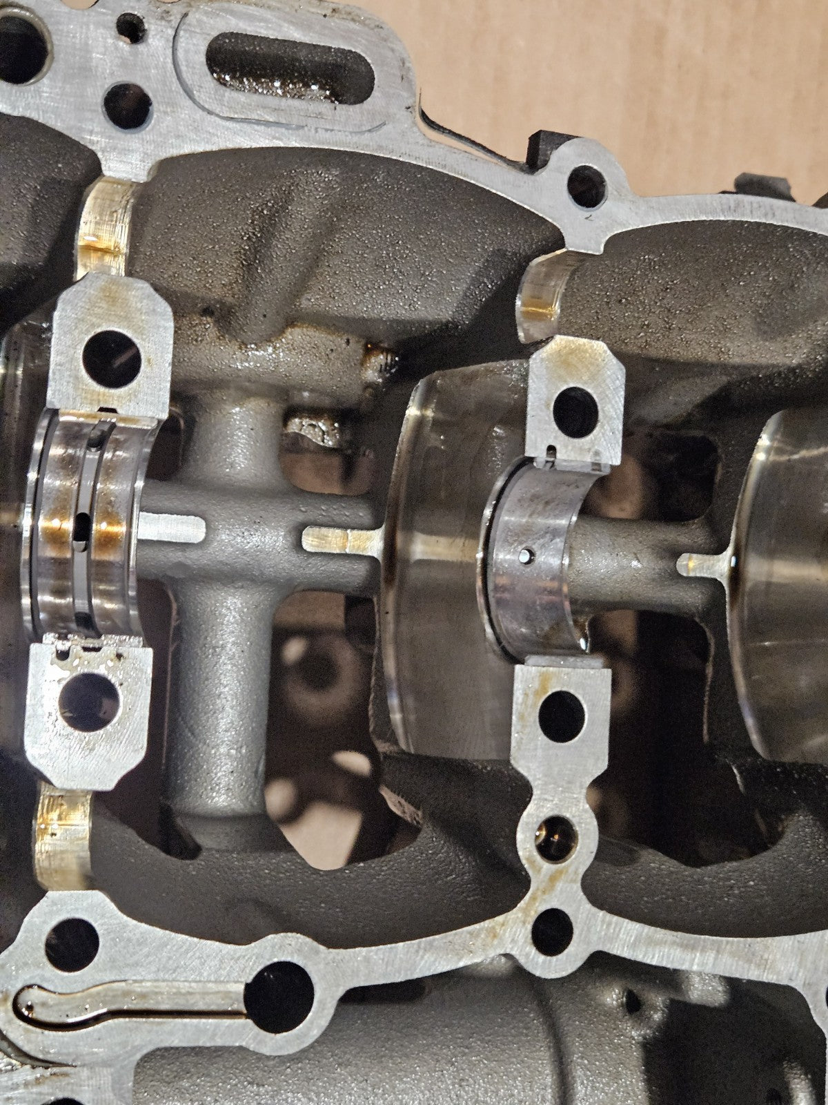 2010-2014 BMW S1000RR Genuine OEM Crankcase Crank Case Engine Block Bottom End