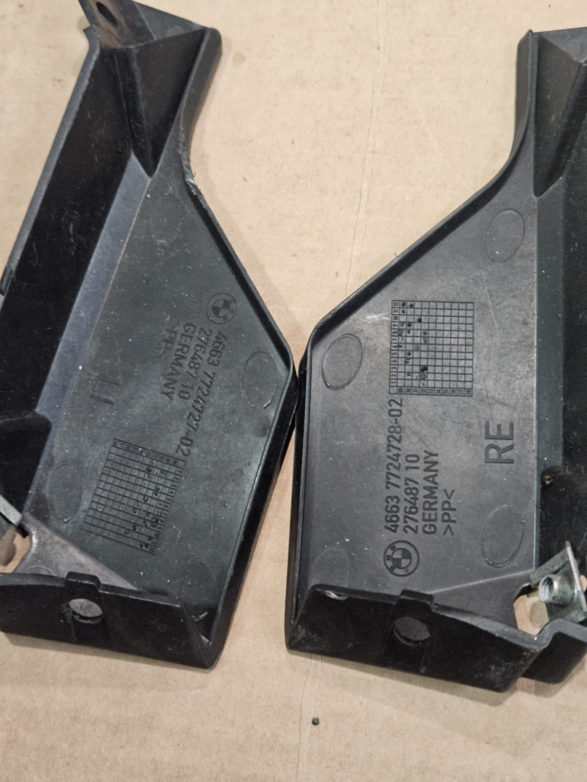 10-14 BMW S1000RR OEM Left Right Fairing Trim Insert Panel Cover Set