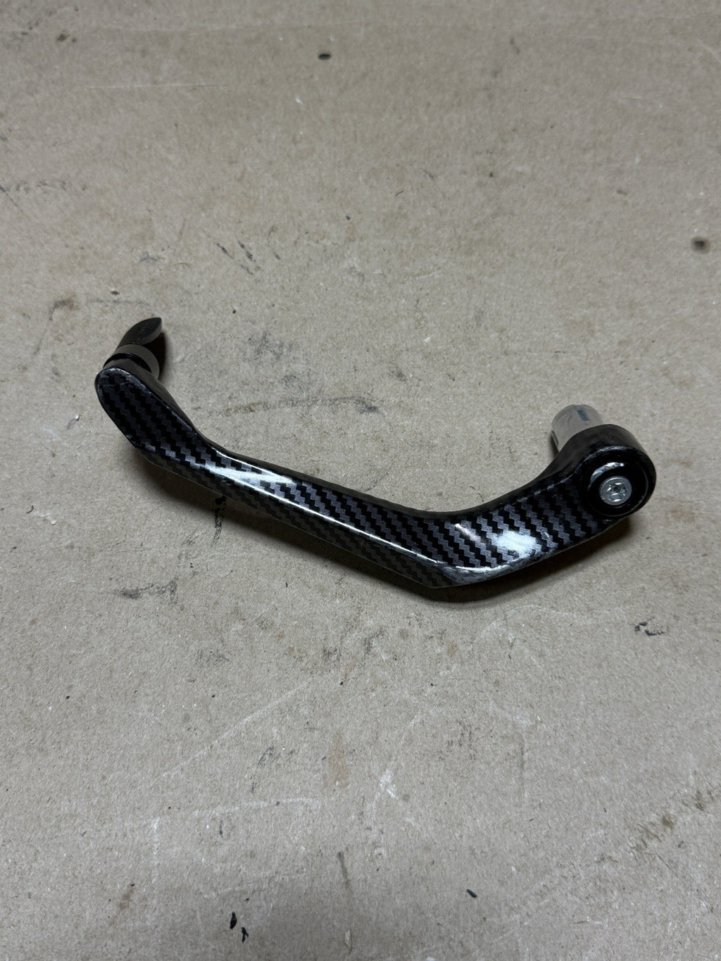 Aprilia RSV4 Handlebar protector Bar end wrap around Carbon Fiber