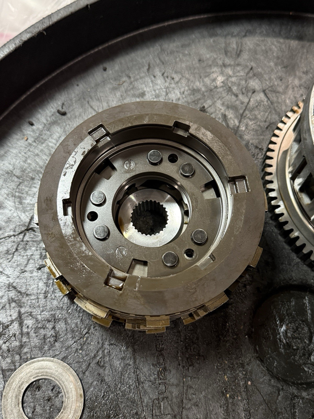 2008-2011 Honda CBR1000RR OEM Clutch Basket Hub Plates Pressure Plate Assembly2