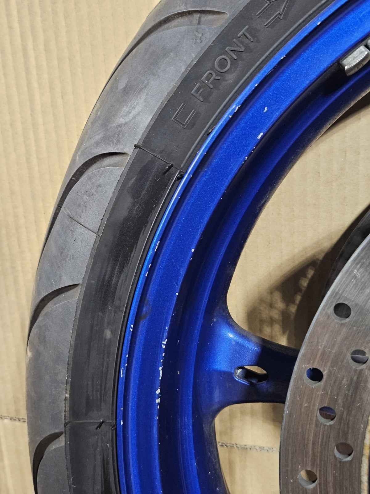 2006 Suzuki GSXR600 Wheel Set Front & Rear OEM 5411141G10 2006-2007 Rims Pair17