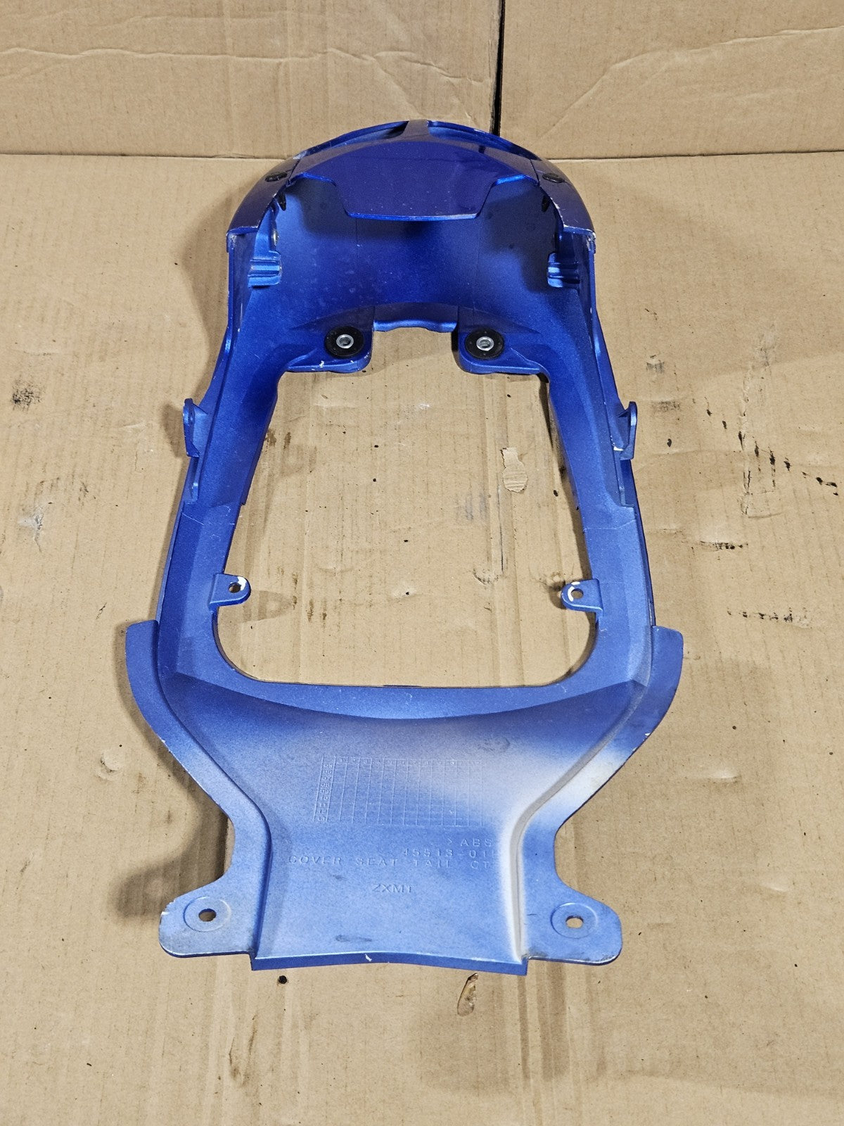 2006-2007 Suzuki GSXR600 GSXR750 OEM Center Tail Fairing Cowl Blue 45503-01H026