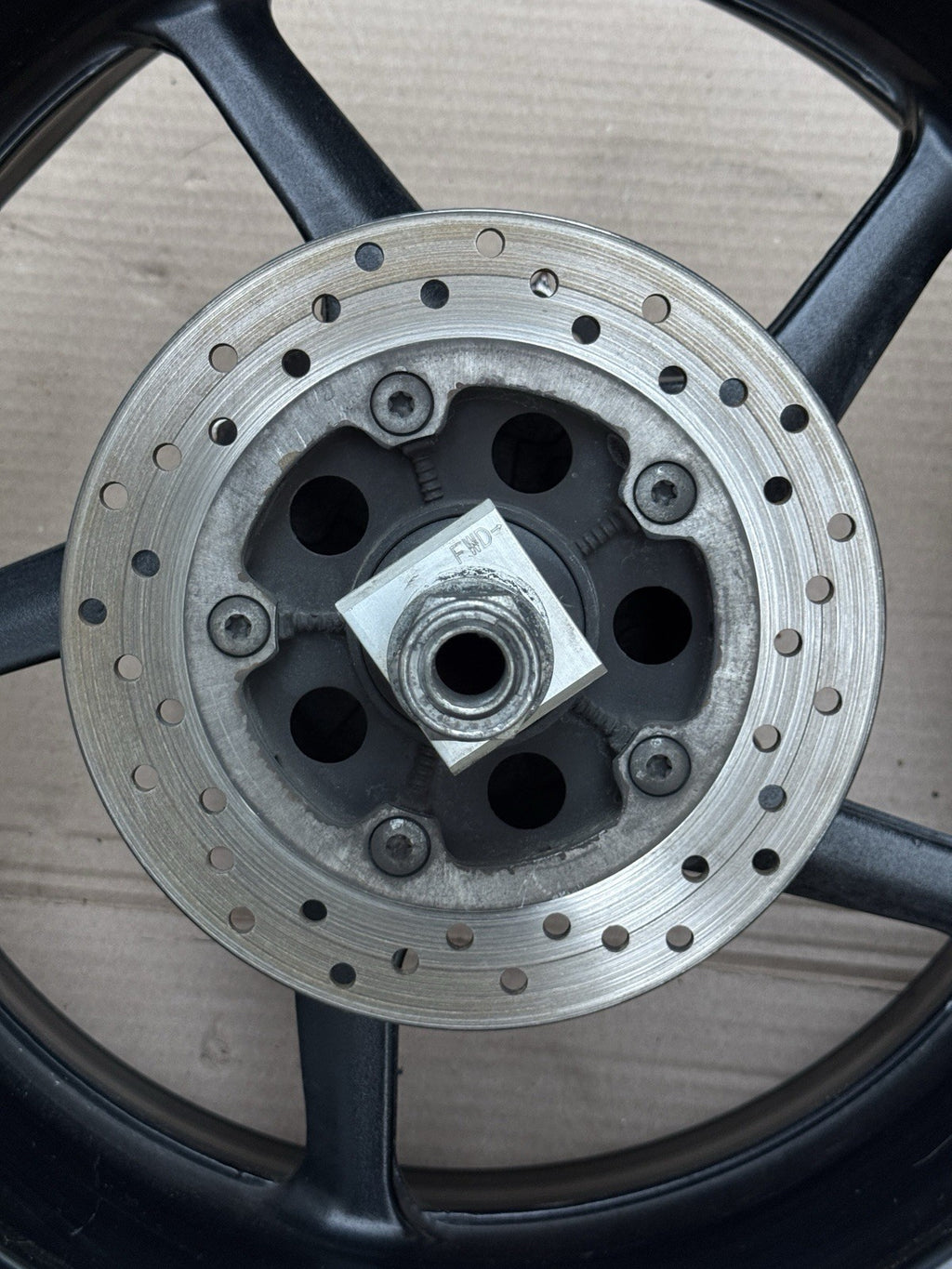 2007-2008 Yamaha YZF-R1 R1 OEM Rear Wheel Rim Hub Assembly 4C8 Genuine Factory20