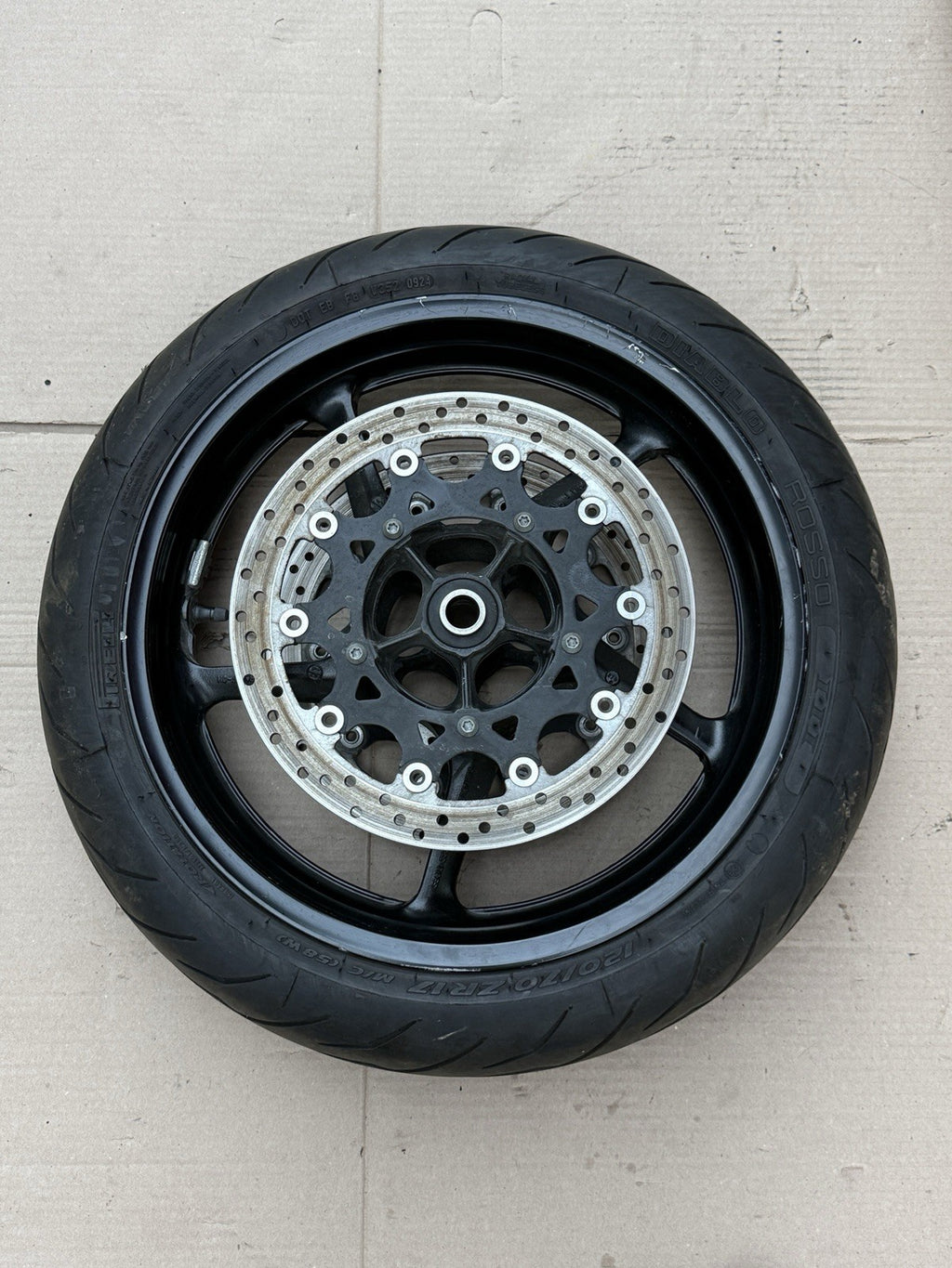 2007-2008 Yamaha YZF-R1 R1 OEM Front Wheel Rim Hub Straight 4C8 Factory18