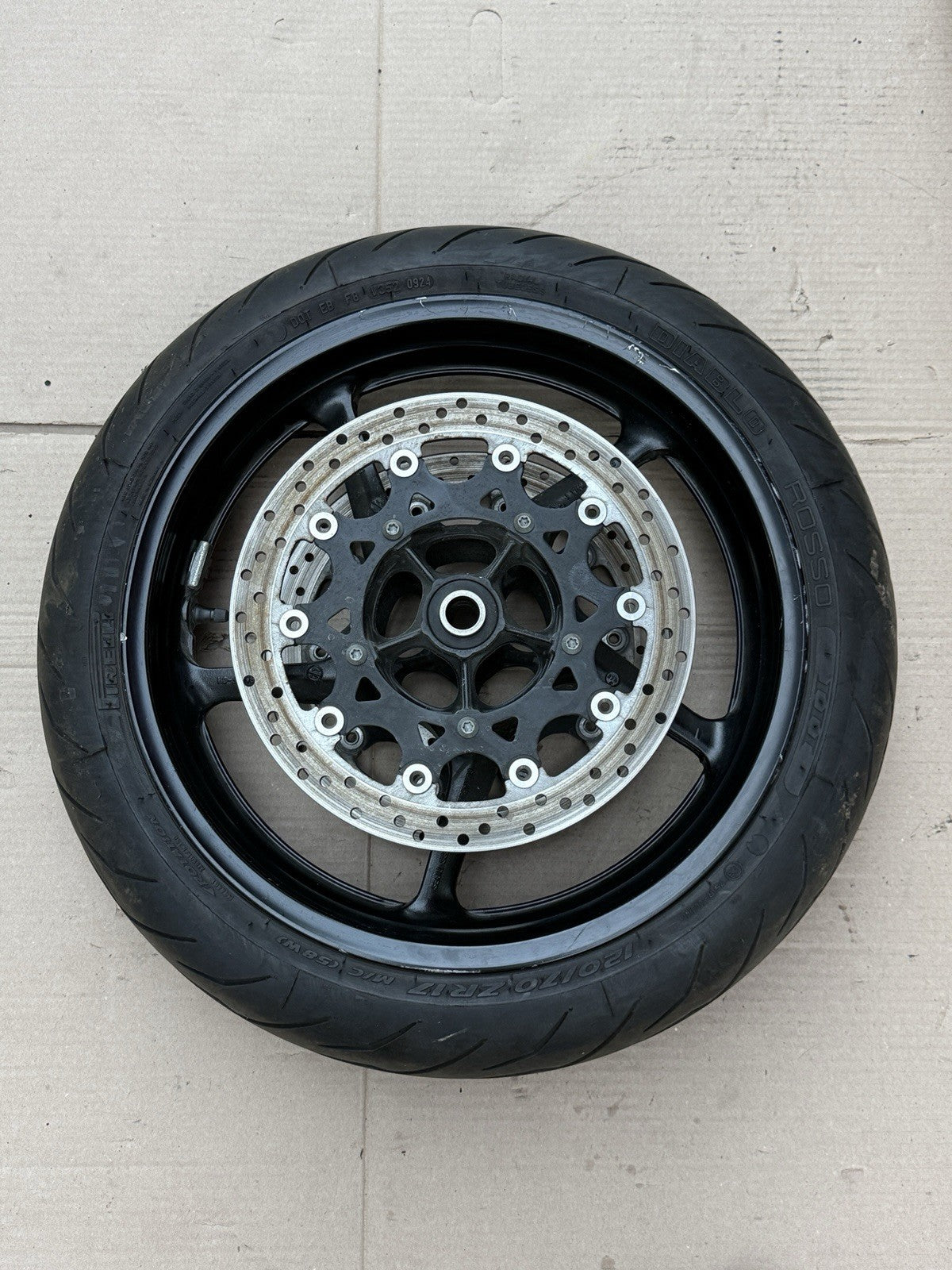 2007-2008 Yamaha YZF-R1 R1 OEM Front Wheel Rim Hub Straight 4C8 Factory18