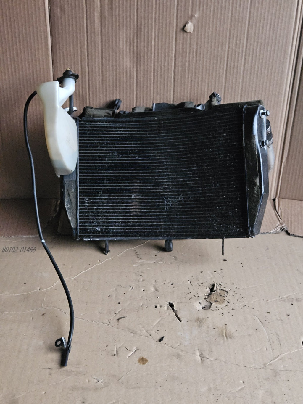2008-2016 Yamaha YZF-R6 R6 OEM Radiator Cooling Fans Overflow Tank 13S-12461-000