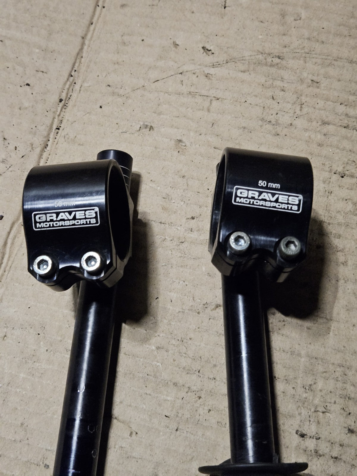 08-16 YAMAHA YZF R6 LEFT RIGHT CLIP ON ONS HANDLEBARS PAIR SET Graves Motorsport6