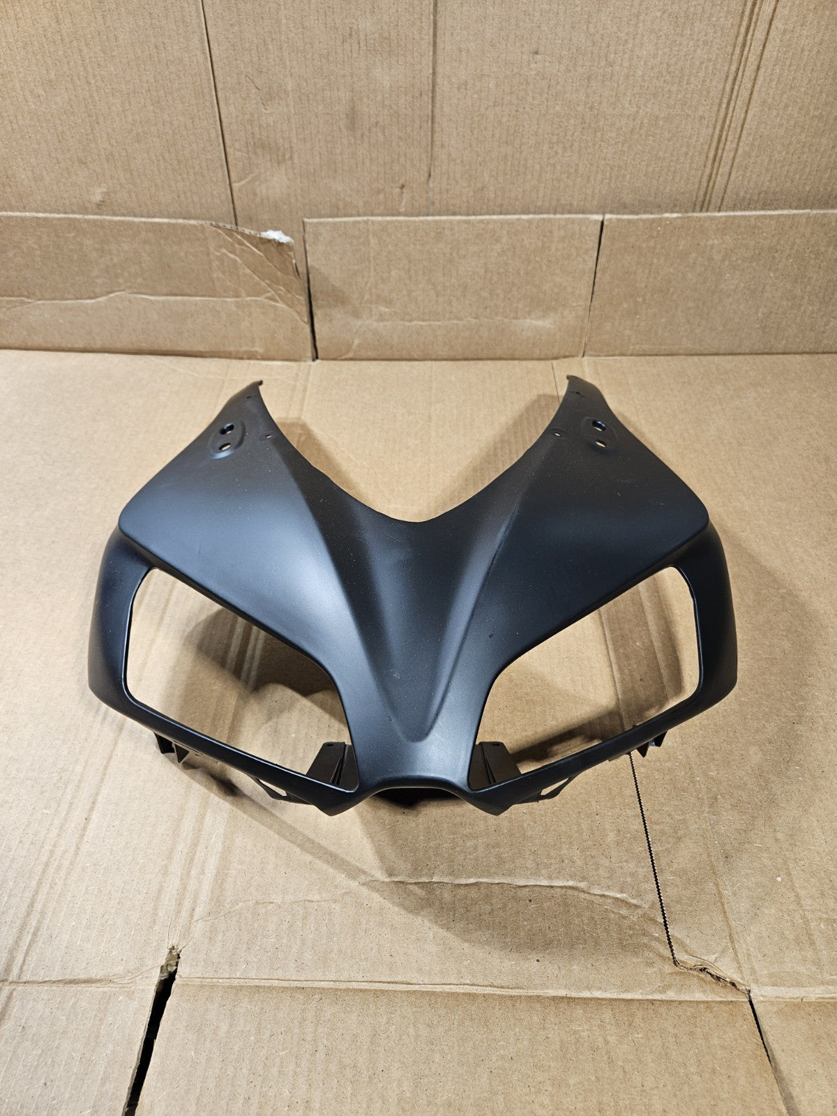 2006 2007 CBR1000RR CBR 1000 RR ABS Black Upper Front Cowl Nose Fairing0