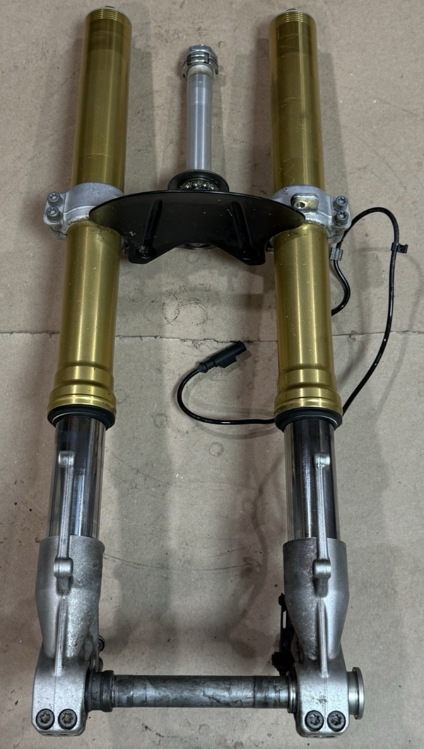09-14 BMW S1000RR Front Forks Suspension Fork Tubes Set Pair Straight Triple OEM0