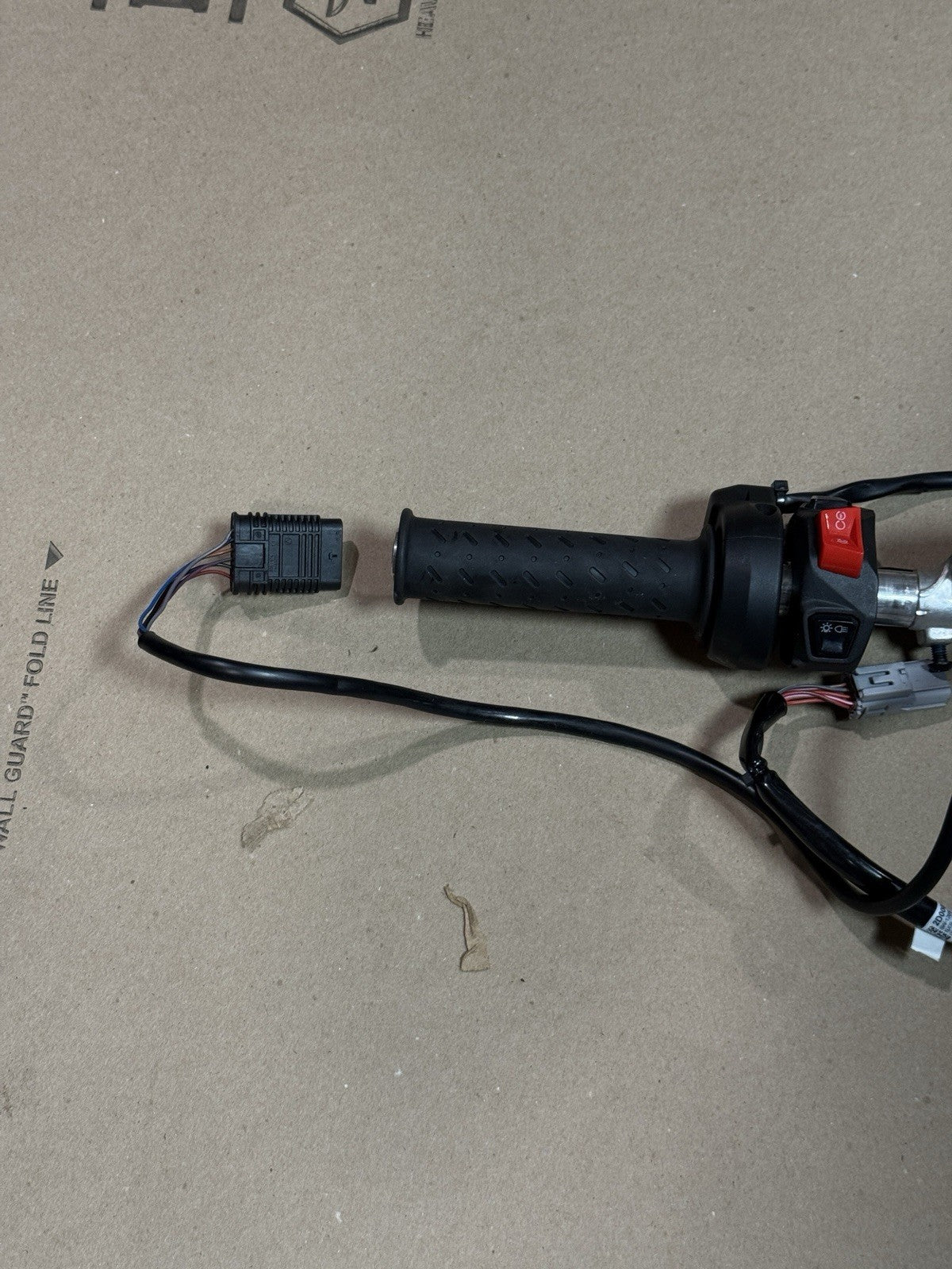 Genuine OEM Aprilia RSV4 Right Clip-On Handlebar w/ Switches Ignition 2021-2024