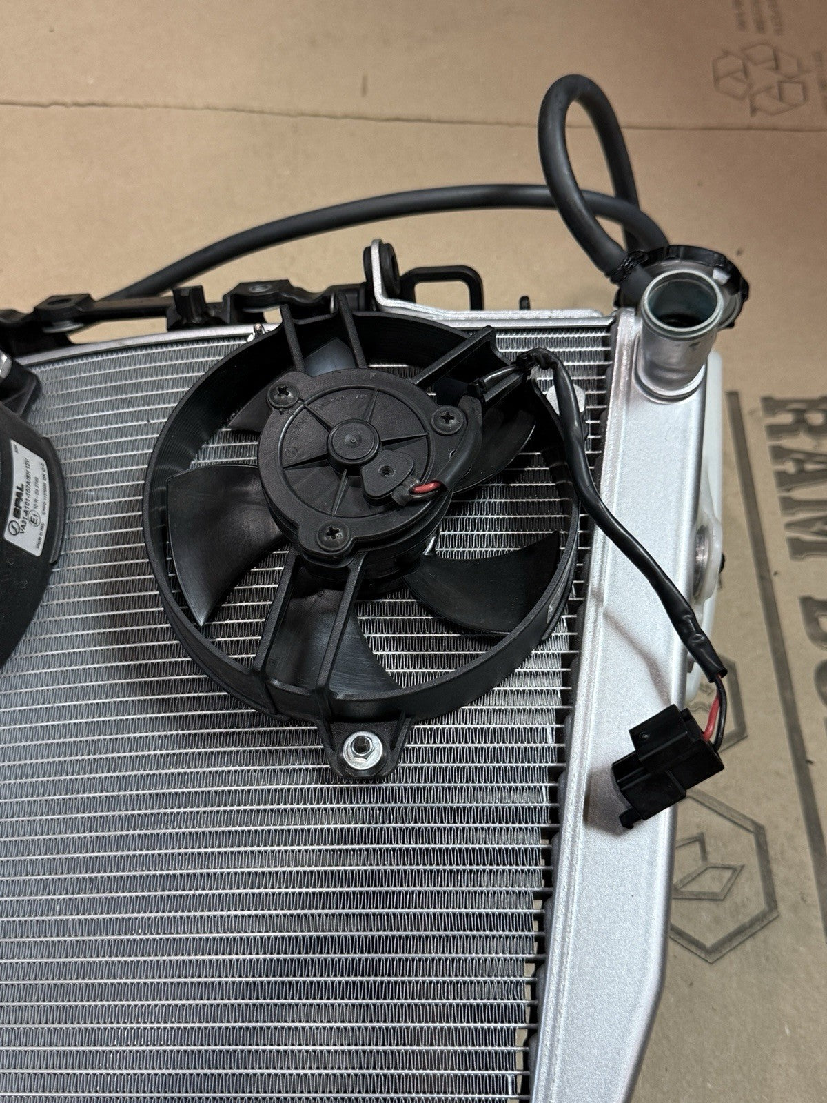21-24 Aprilia RSV4 OEM Engine Radiator Motor Cooling Radiator Fan Left Right Set