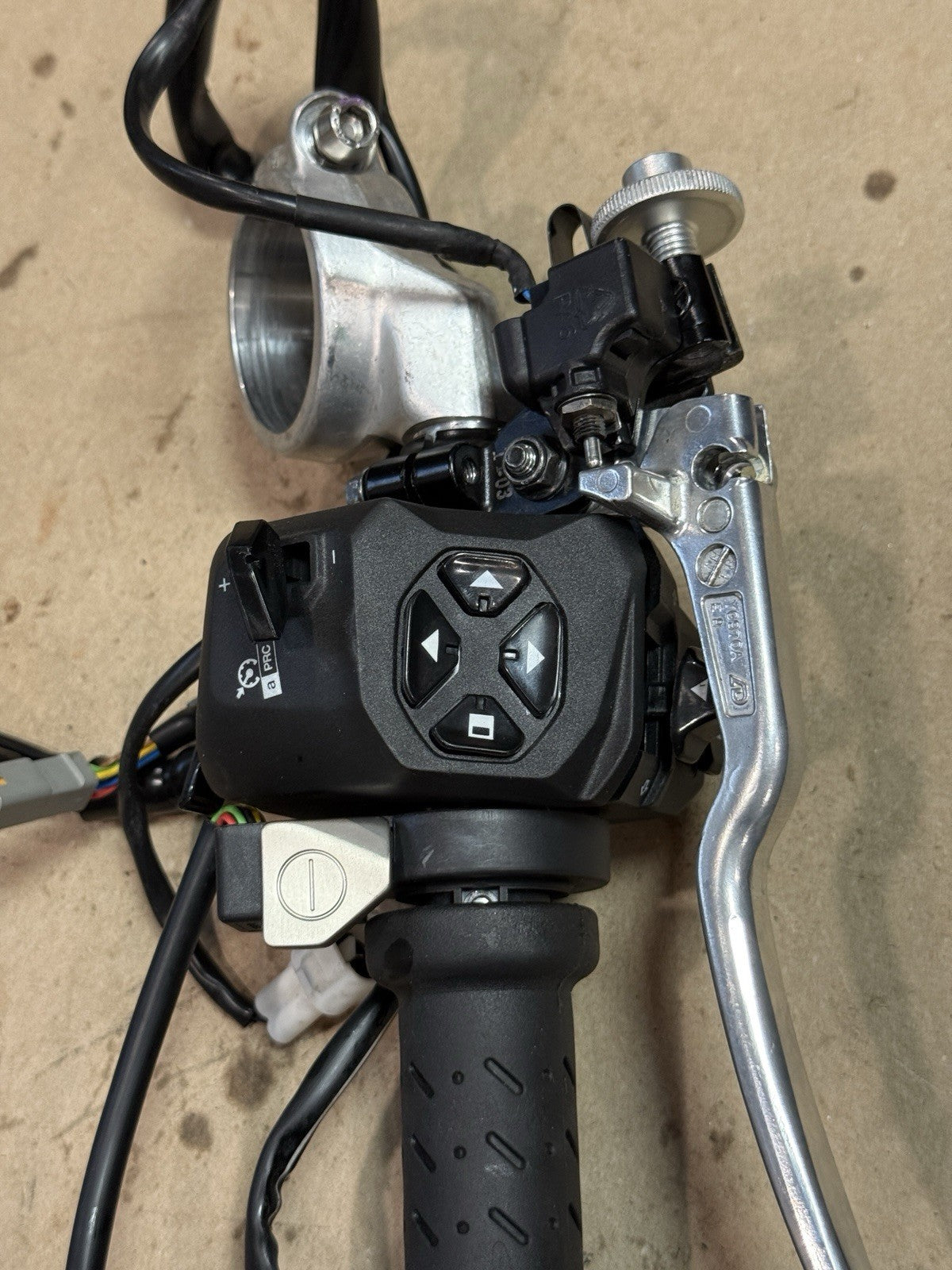 2021-2024 Aprilia RSV4 1100 Genuine OEM Left Clip-On Handlebar w Switches Tested