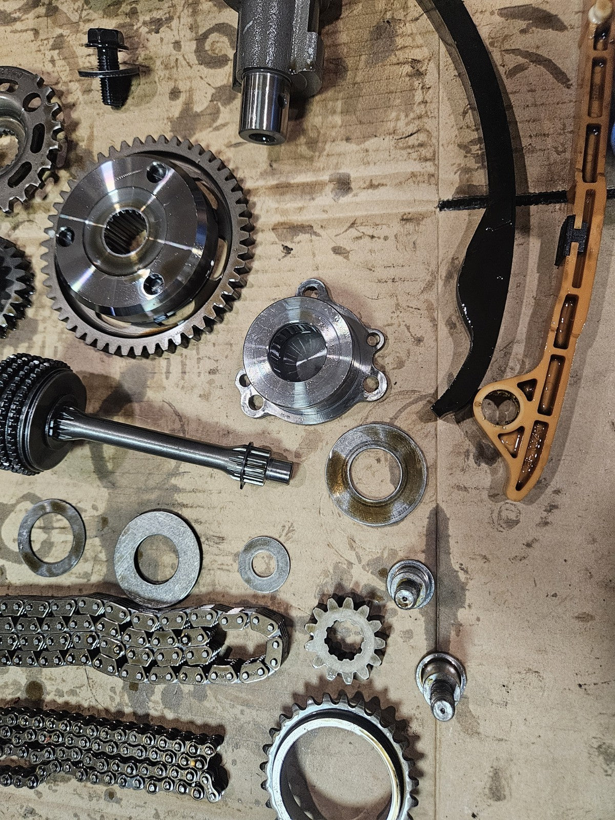 2012-2016 Suzuki GSXR1000 Camshaft Cam Chain Guide Gears OEM 2015 GSX-R1000
