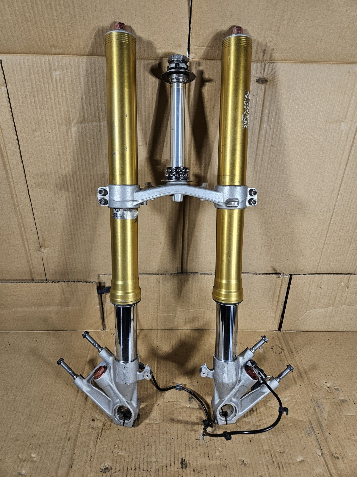 2012 BMW S1000RR OEM Front Forks Pair Fork Tubes Suspension Left Right 22