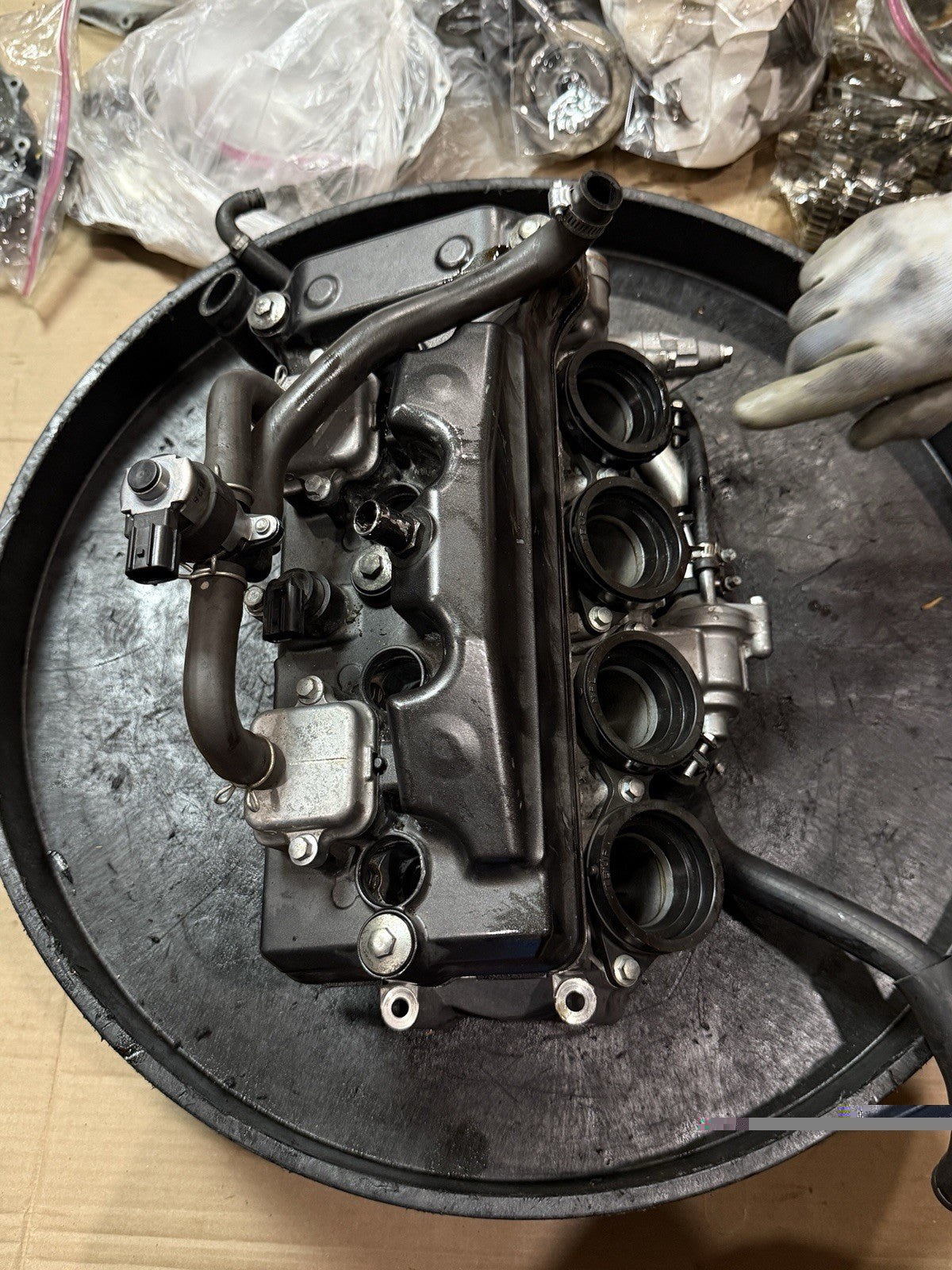 2008-2011 Honda CBR1000RR OEM Engine Cylinder Head Valves Camshafts Assembly4