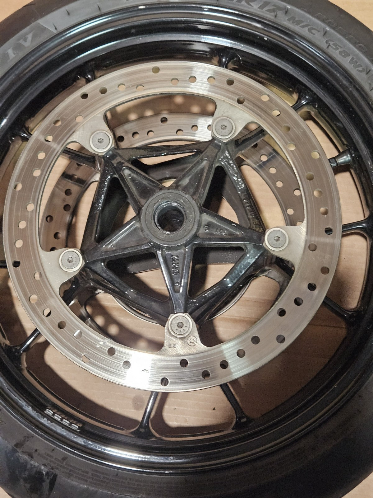 2010 2011 2012 2013 2014 BMW S1000RR S1000R GENUINE OEM FRONT WHEEL FRONT RIM