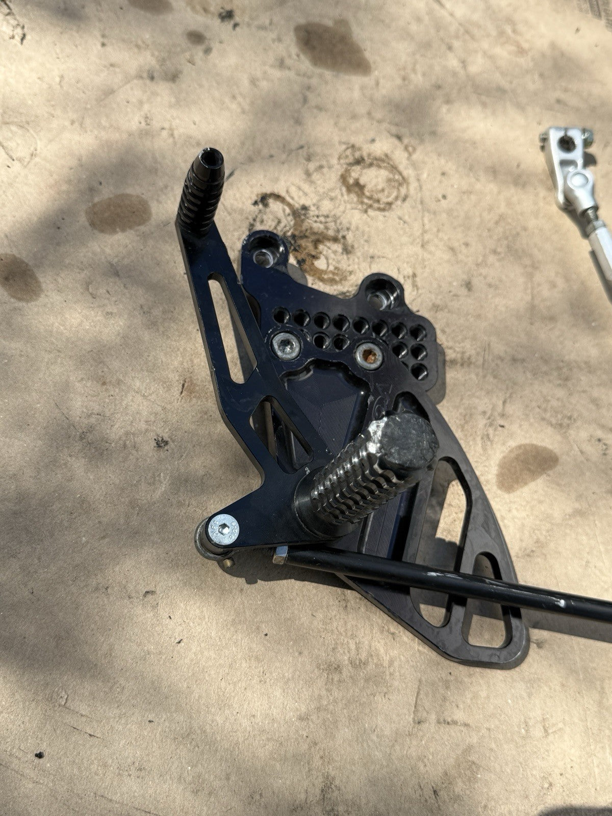 05-06 Honda CBR600RR Vortex Left Rearset Foot Peg Shifter Rear Set OEM