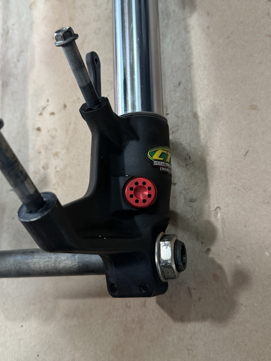 09-16 GSXR1000 K-Tech DDS Front Fork DDS Fork Cartridges Steering Stabilizer