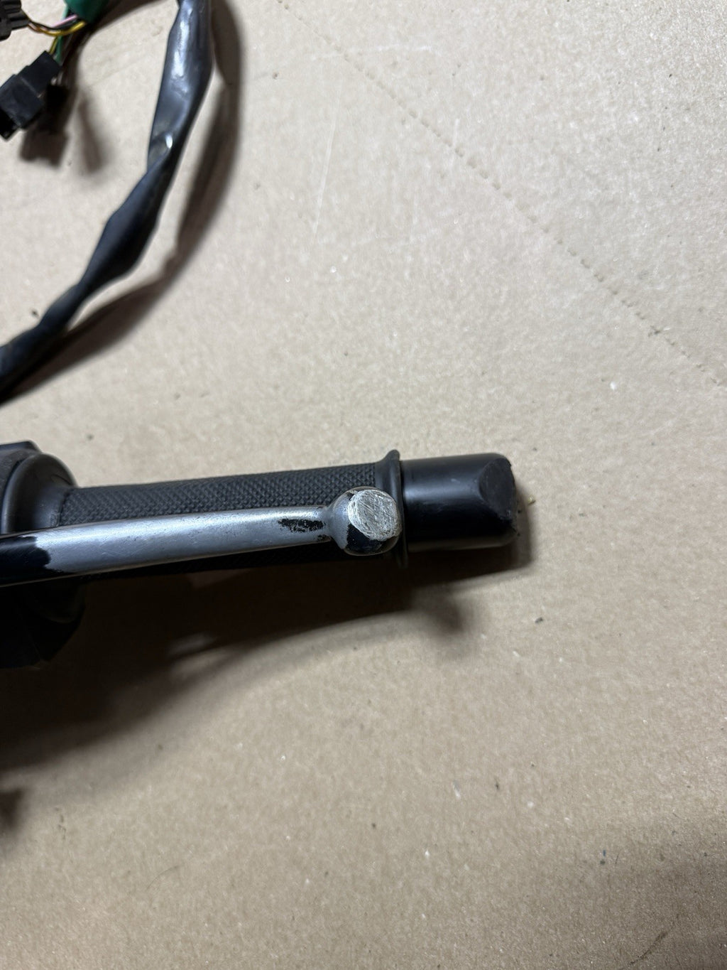 2015 13-18 NINJA ZX6R ZX636 OEM LEFT CLIP ON CLIPON HANDLEBAR W SWITCHES CLUTCH