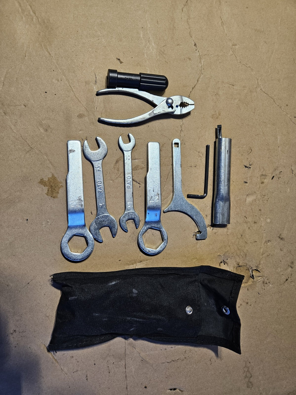 2017-2019 Kawasaki Ninja 650 EX650 OEM Tool Kit Pouch Bag Onboard Repair Set5