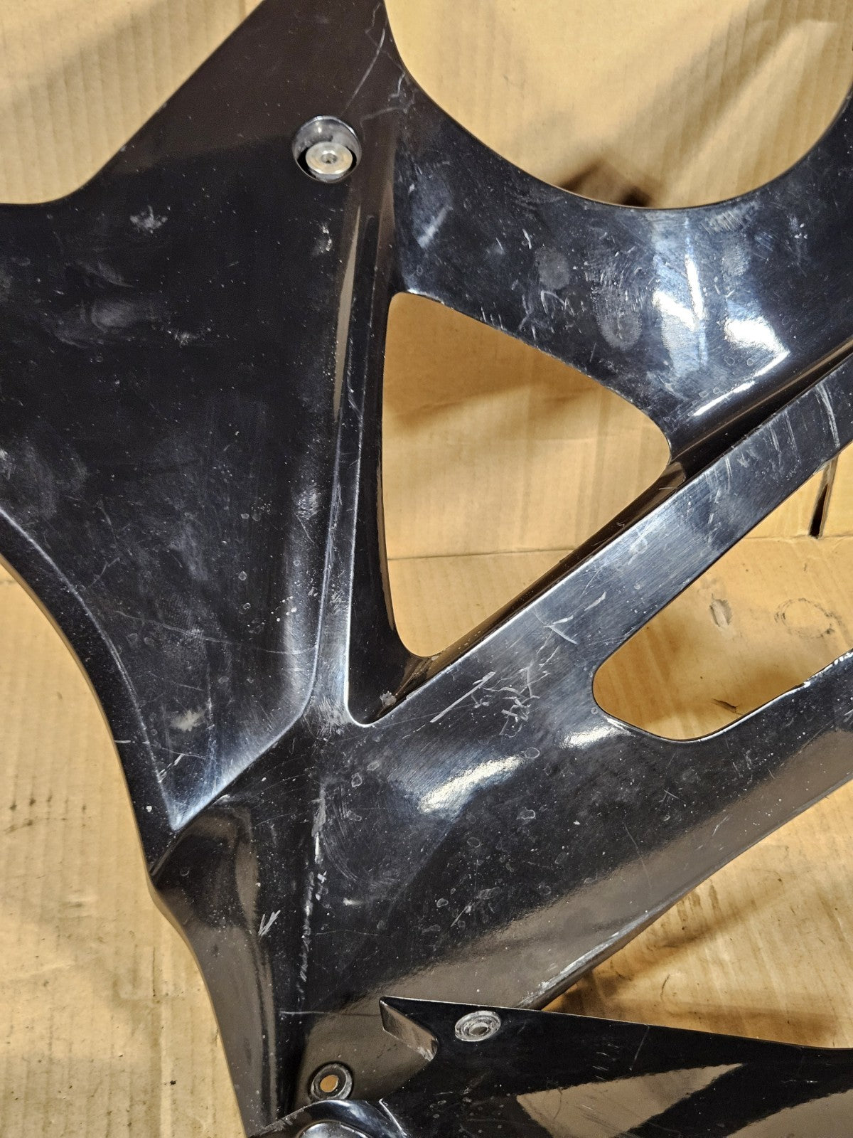 2012 BMW S1000RR OEM Lower Side Underpanel Fairing Trim Left Right Pair Black14