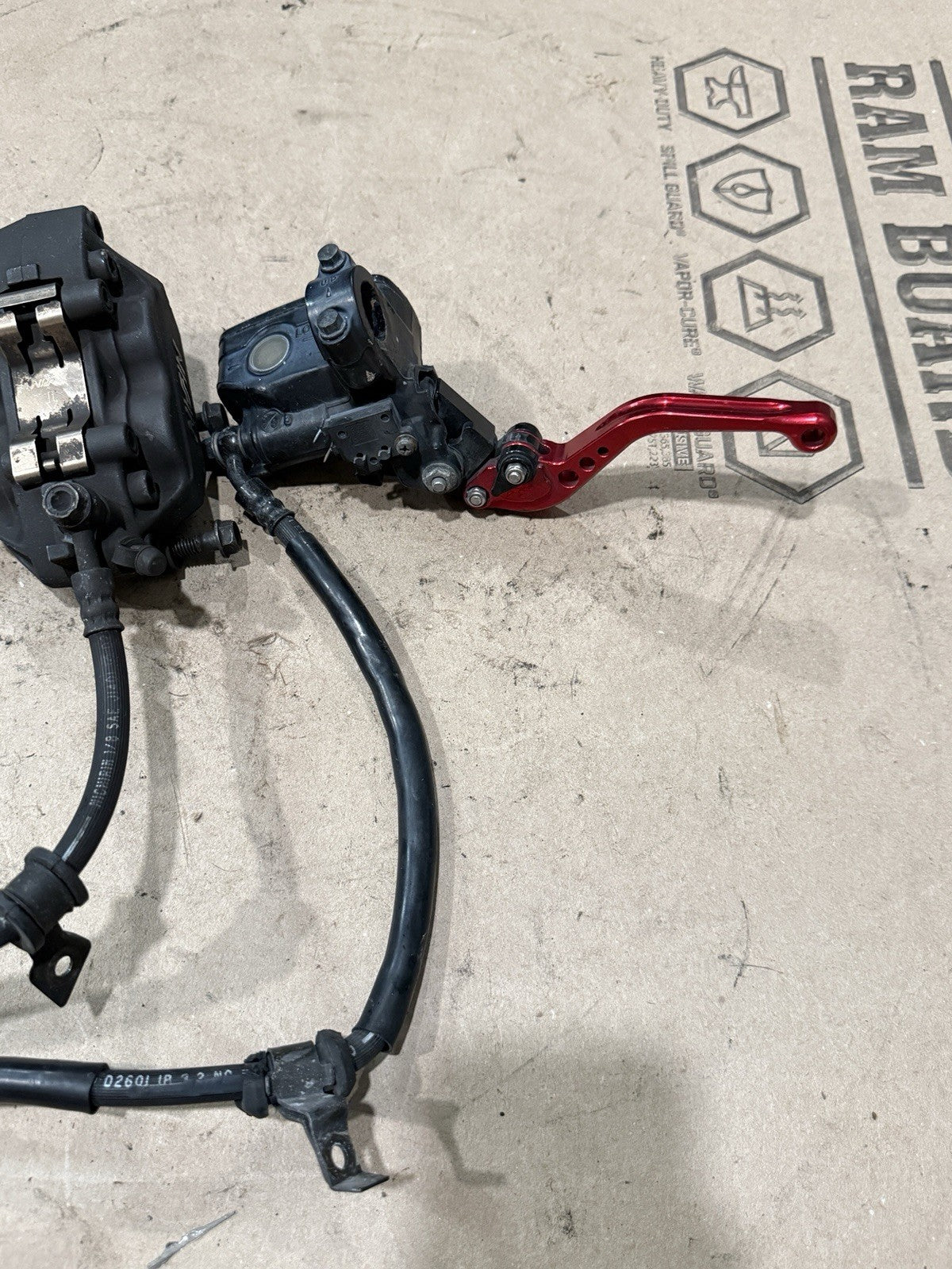 01-06 2002 HONDA CBR 600 F4I CBR 600F4I OEM FRONT BRAKE CALIPERS MASTER LINE3
