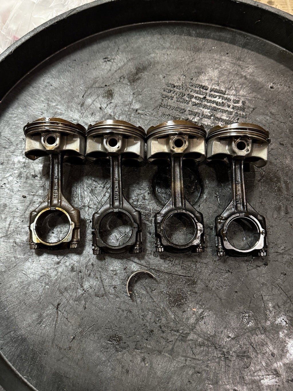 08-16 Honda CBR1000RR SC59 OEM Engine Pistons Connecting Rods Set 13101-MFL-0101