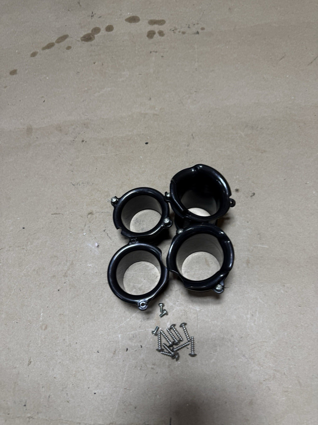 2015-2018 Aprilia RSV4 RR RF Tuono V4 OEM Airbox Intake Velocity Stacks Trumpets