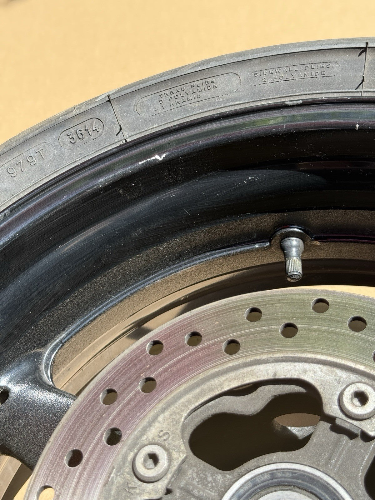2008 Honda CBR1000RR SC59 Fireblade OEM Front Rear Wheels Rims Set 44650-MFL-30514