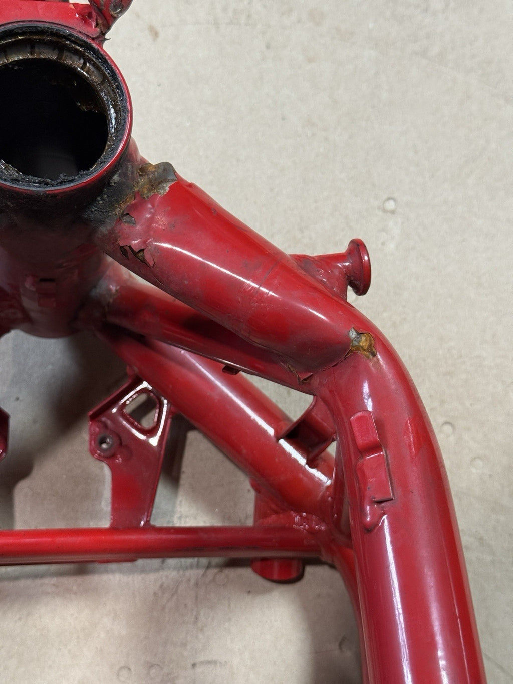 2011-2013 Ducati Superbike 848 EVO SE Main Frame Chassis Rebuilt Ttle DAMAGED